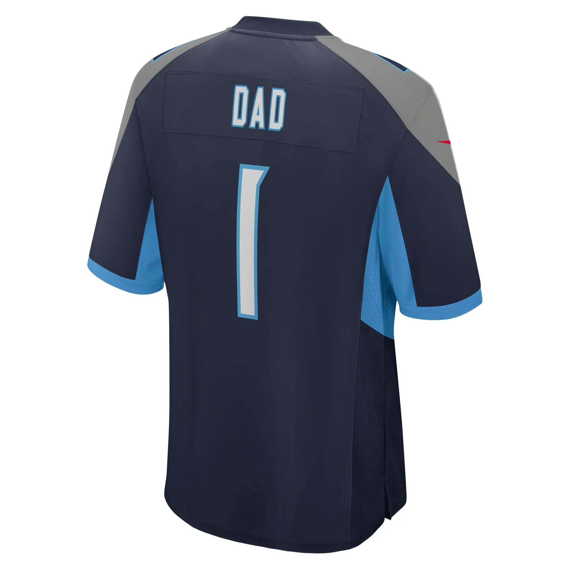 Number 1 Dad Tennessee Titans  Game Jersey - Navy