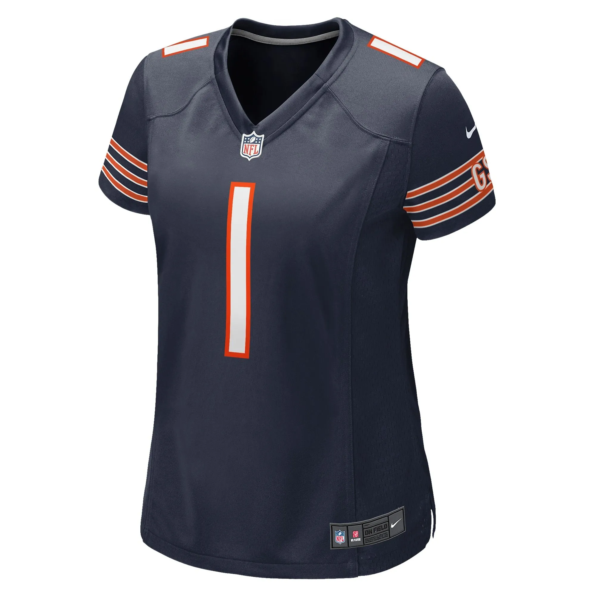 Number 1 Mom Chicago Bears  Women's Game Jersey - Navy