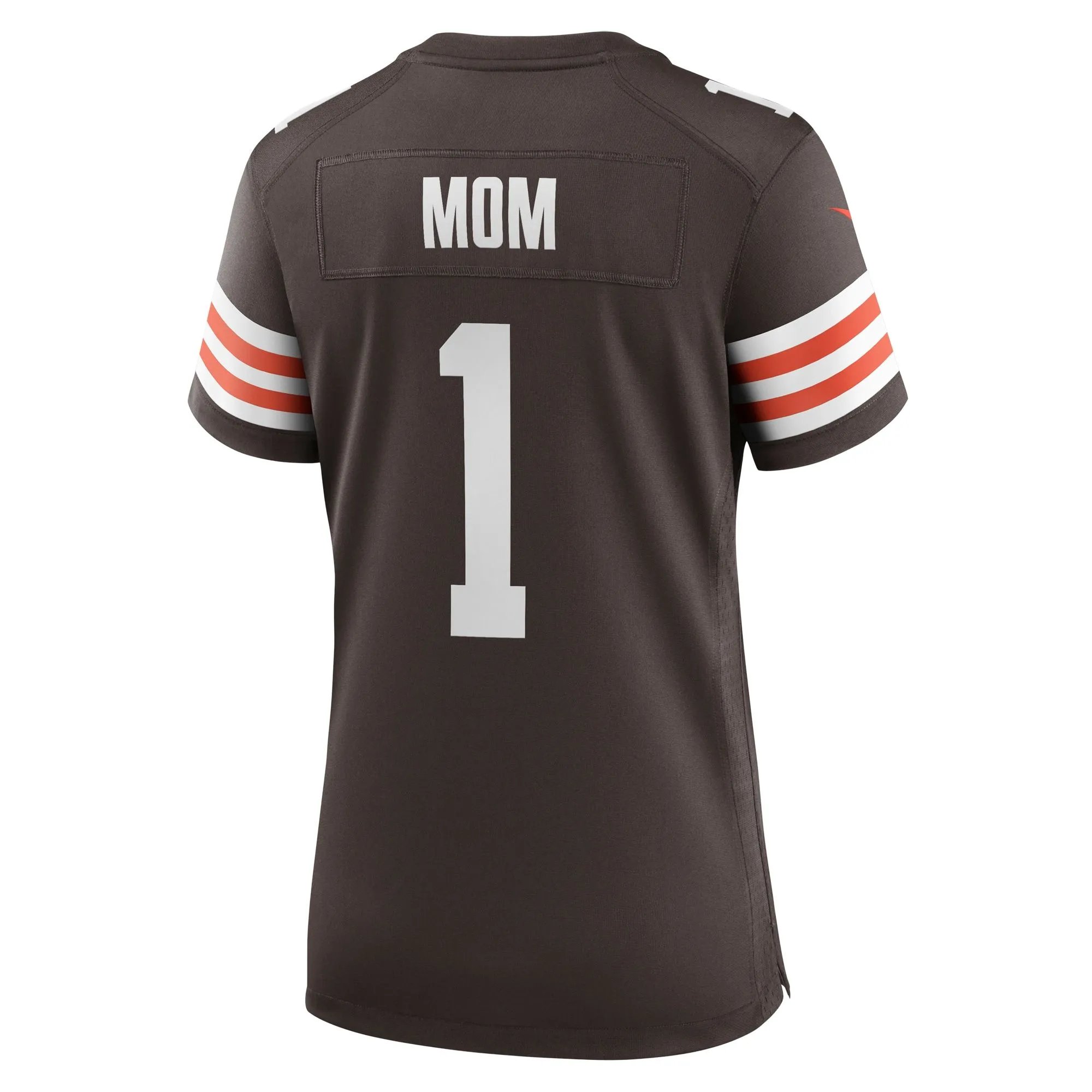 Number 1 Mom Cleveland Browns  Women's Game Jersey - Brown