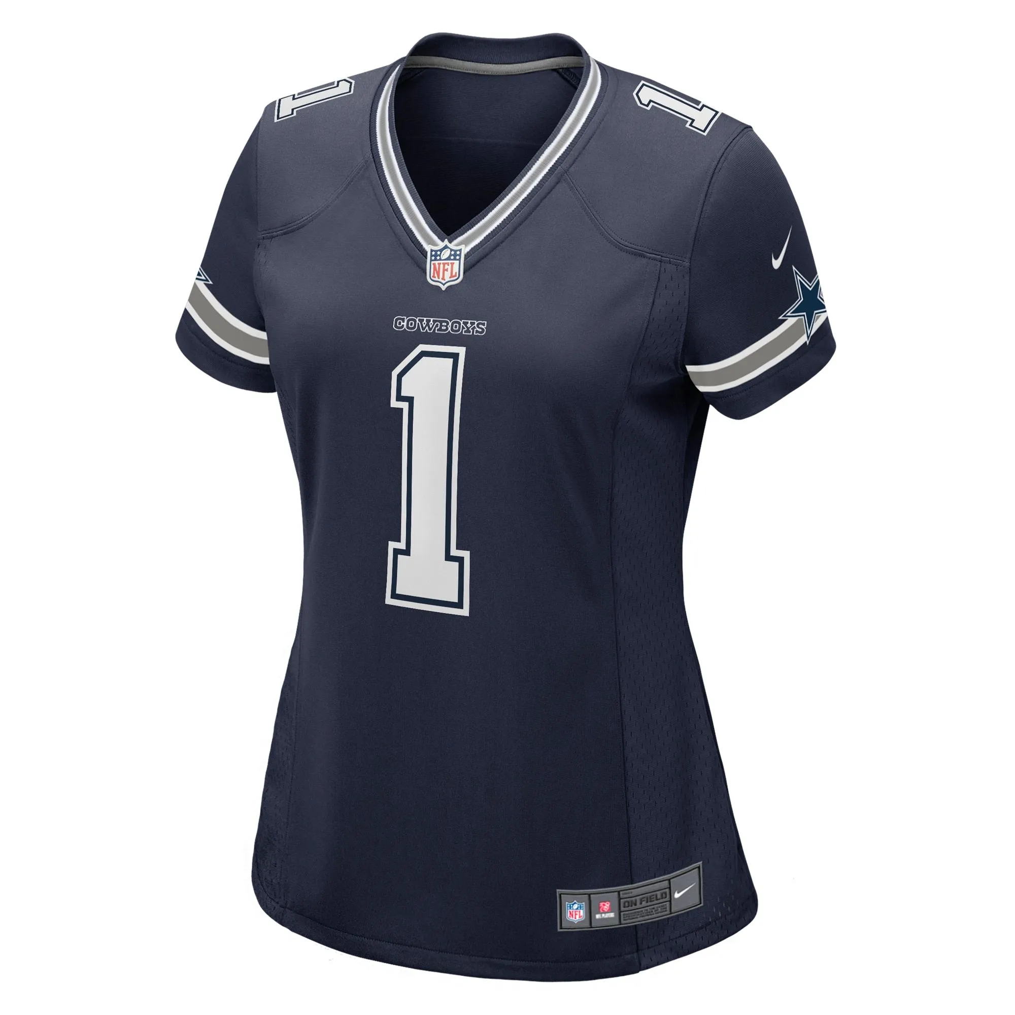 Number 1 Mom Dallas Cowboys  Women's Game Jersey - Navy