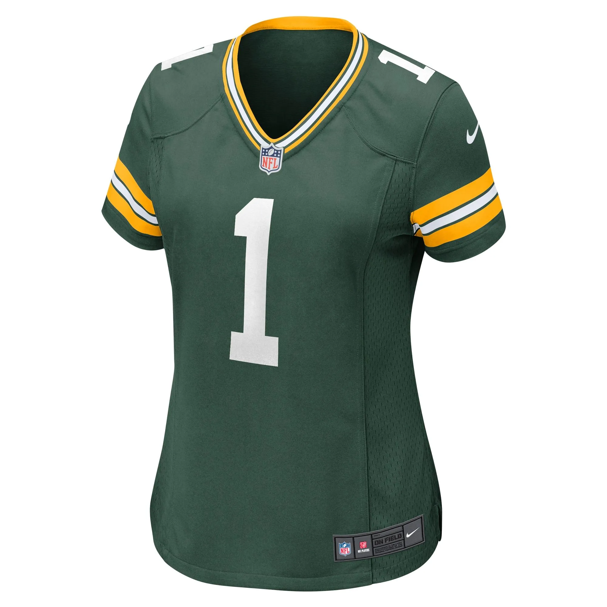 Number 1 Mom Green Bay Packers  Women's Game Jersey - Green