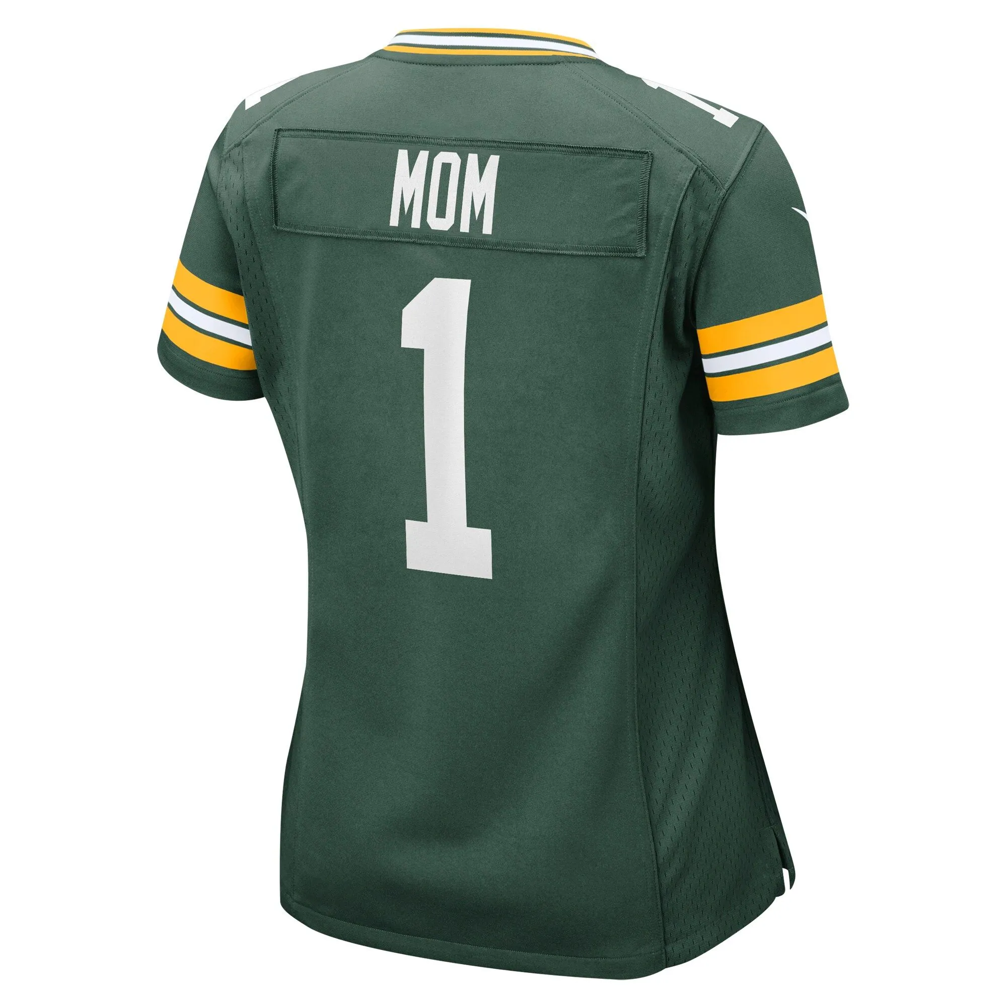 Number 1 Mom Green Bay Packers  Women's Game Jersey - Green