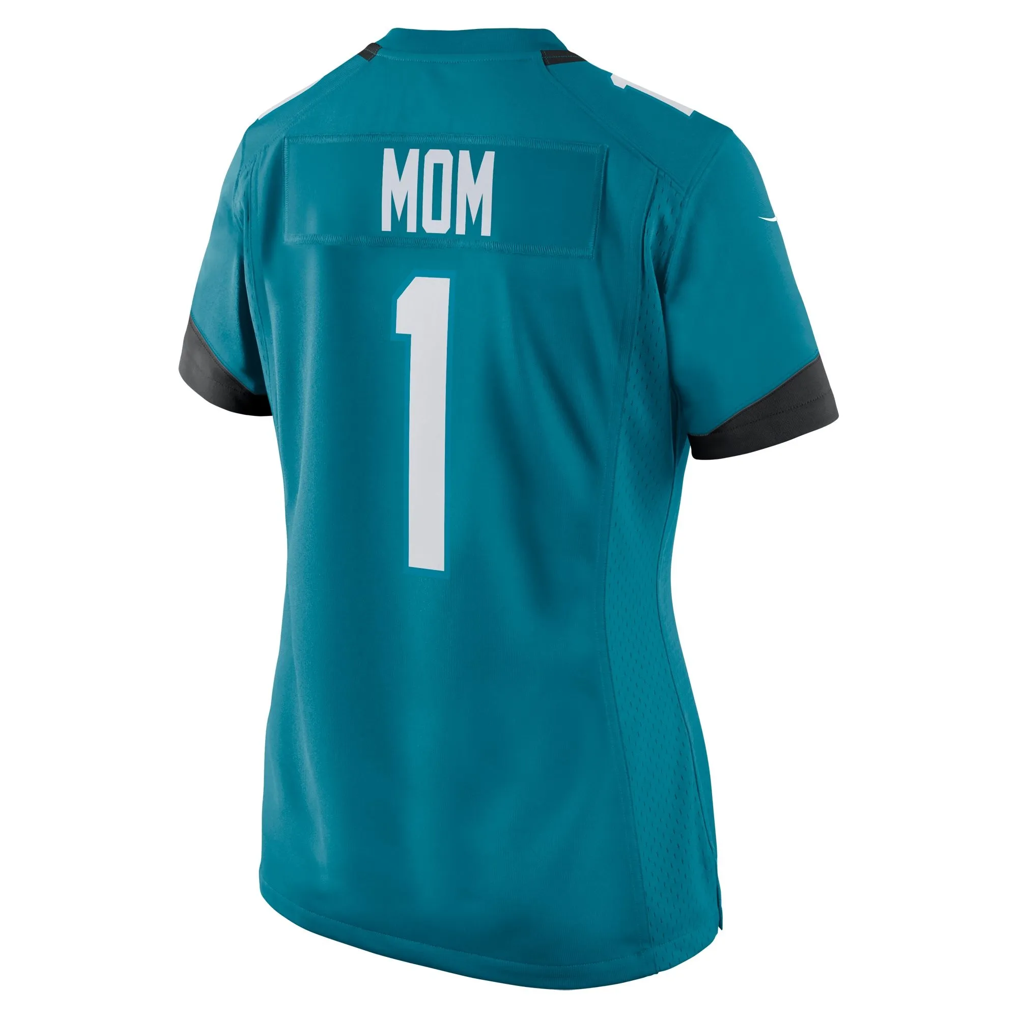 Number 1 Mom Jacksonville Jaguars  Women's Game Jersey - Teal