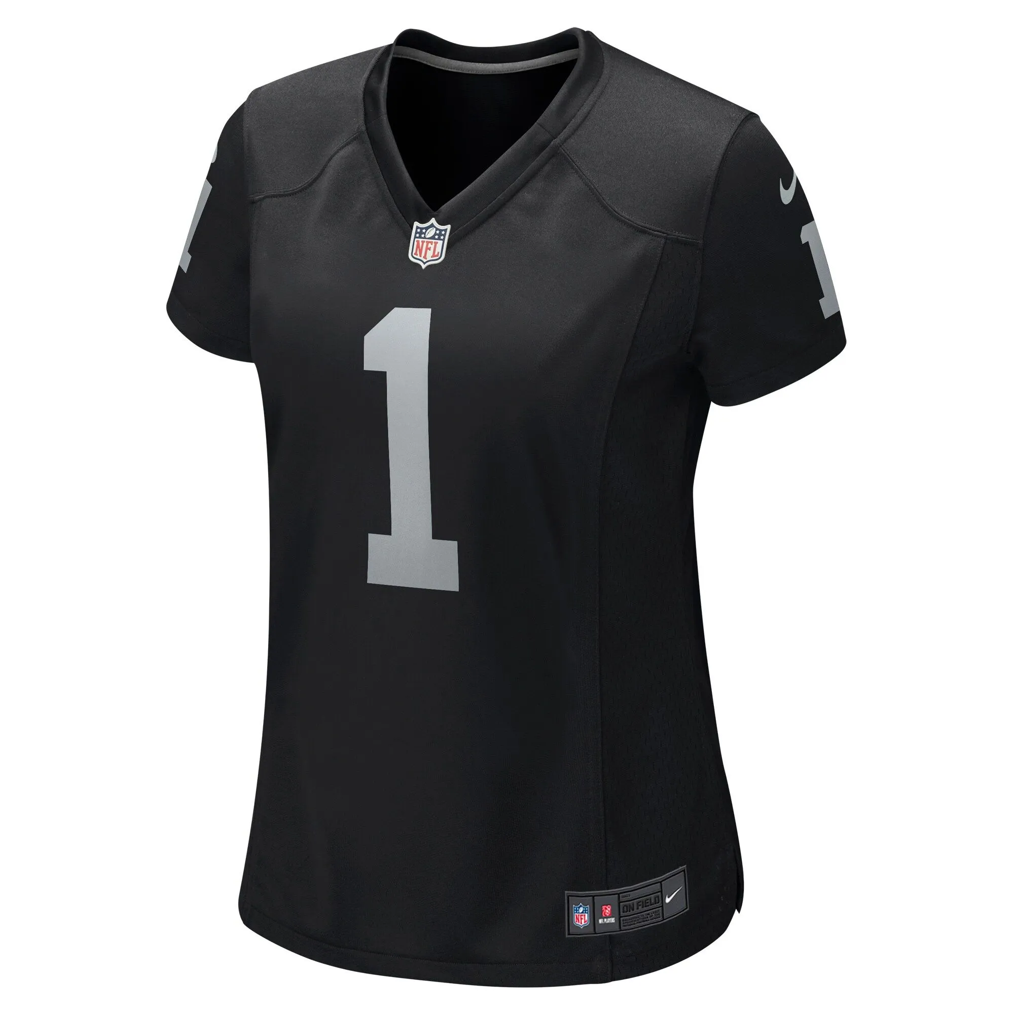 Number 1 Mom Las Vegas Raiders  Women's Game Jersey - Black