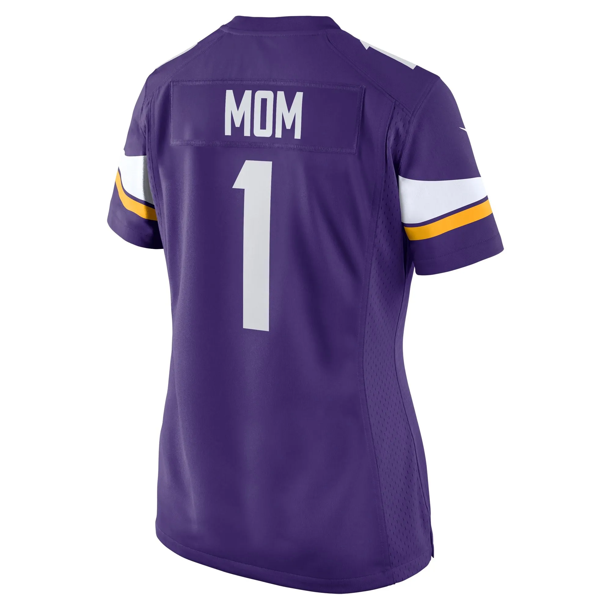 Number 1 Mom Minnesota Vikings  Women's Game Jersey - Purple