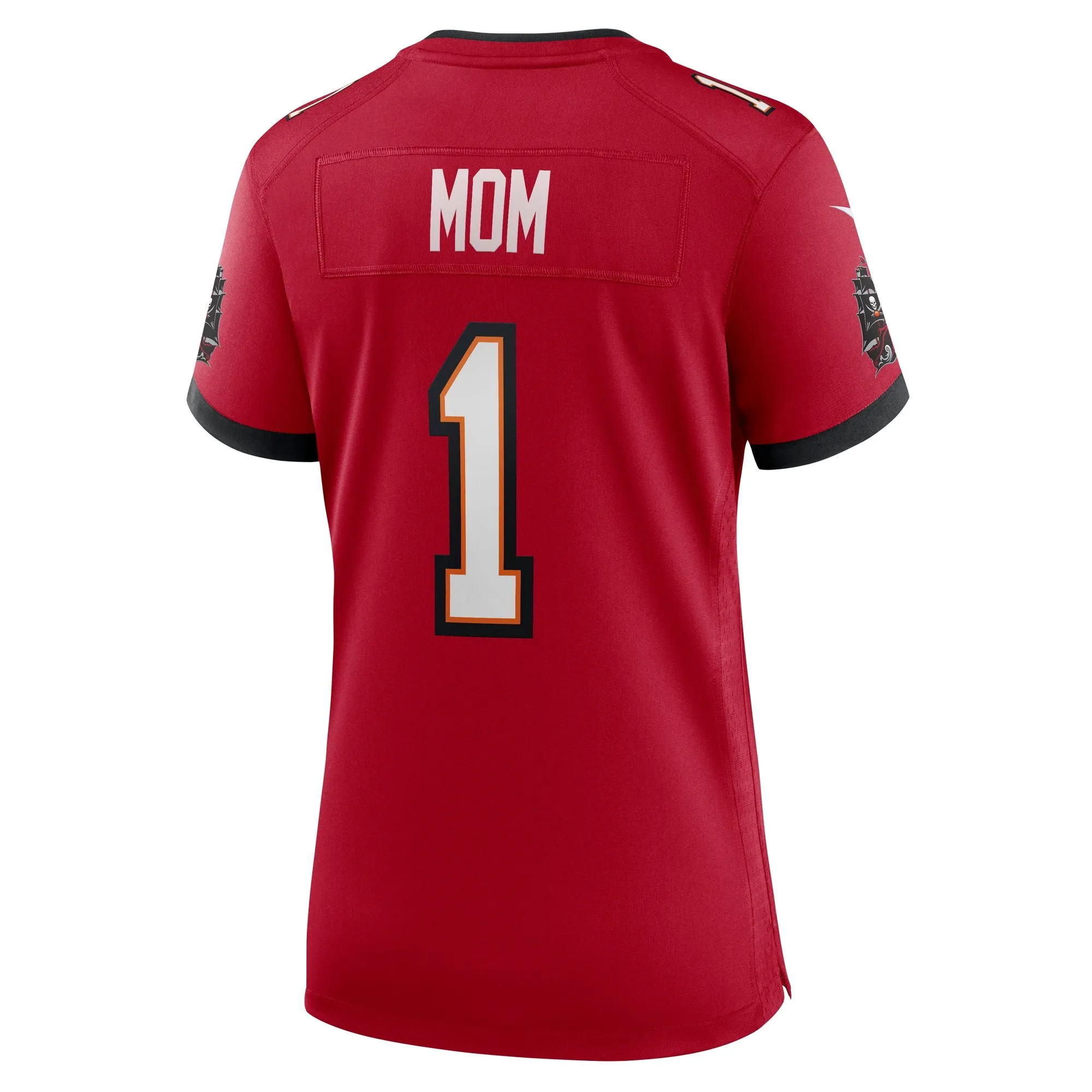 Number 1 Mom Tampa Bay Buccaneers  Women's Game Jersey - Red