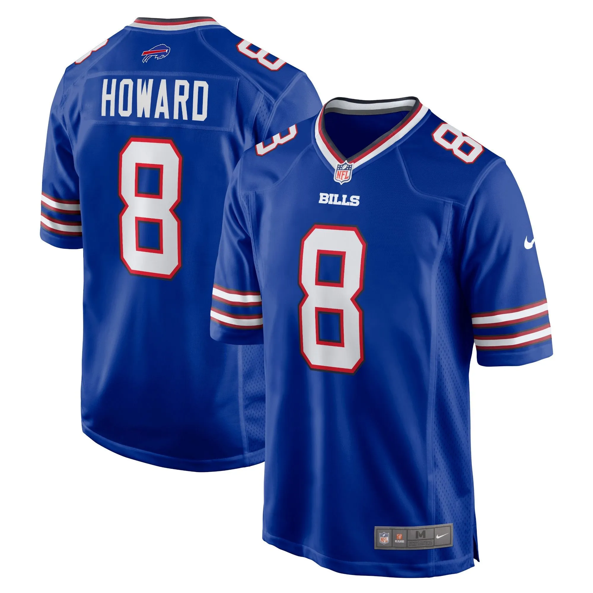 O.J. Howard Buffalo Bills  Player Game Jersey - Royal