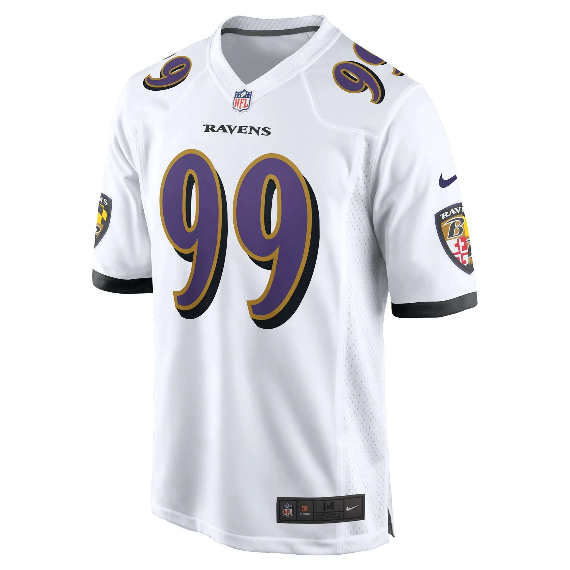 Odafe Oweh Baltimore Ravens  Game Jersey - White