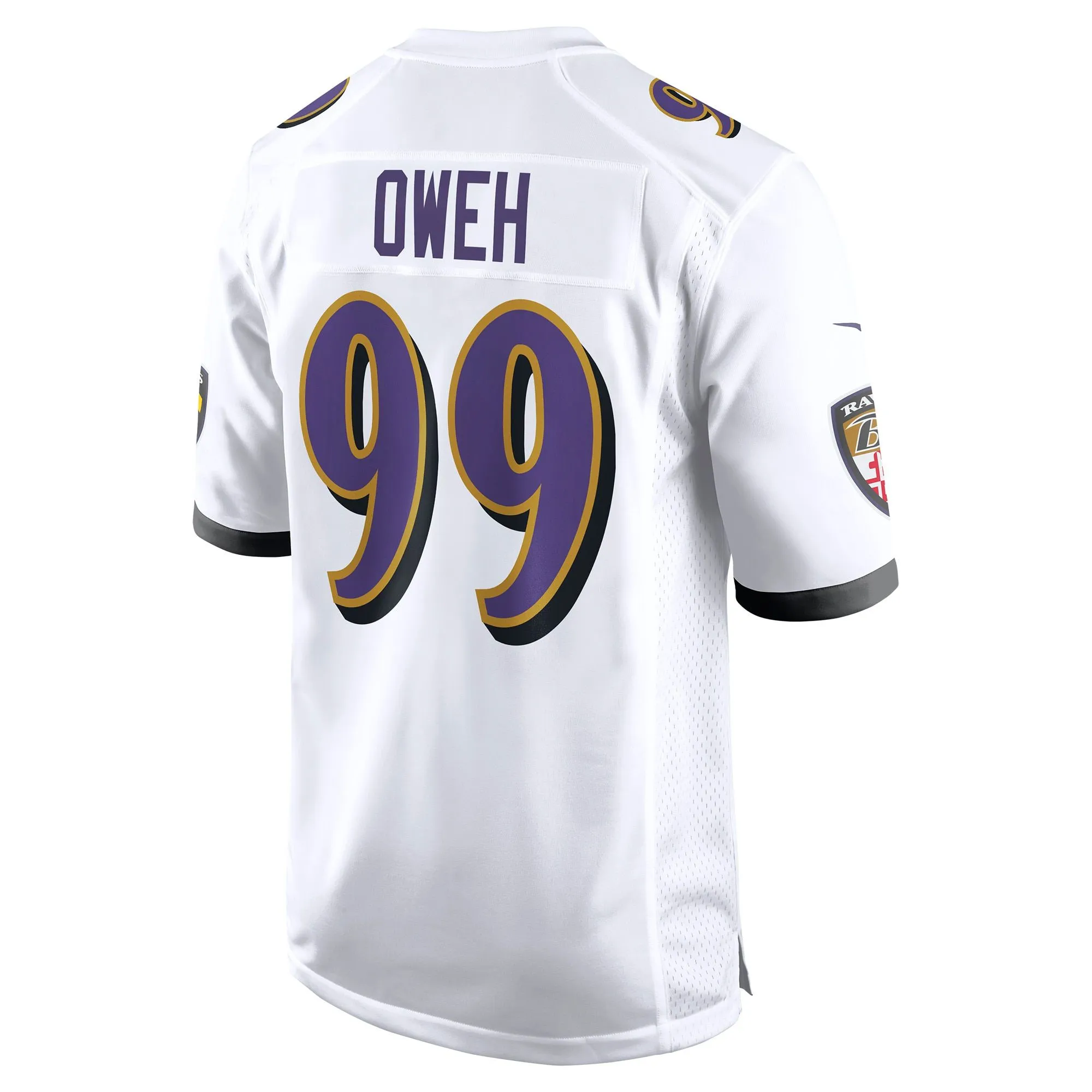 Odafe Oweh Baltimore Ravens  Game Jersey - White