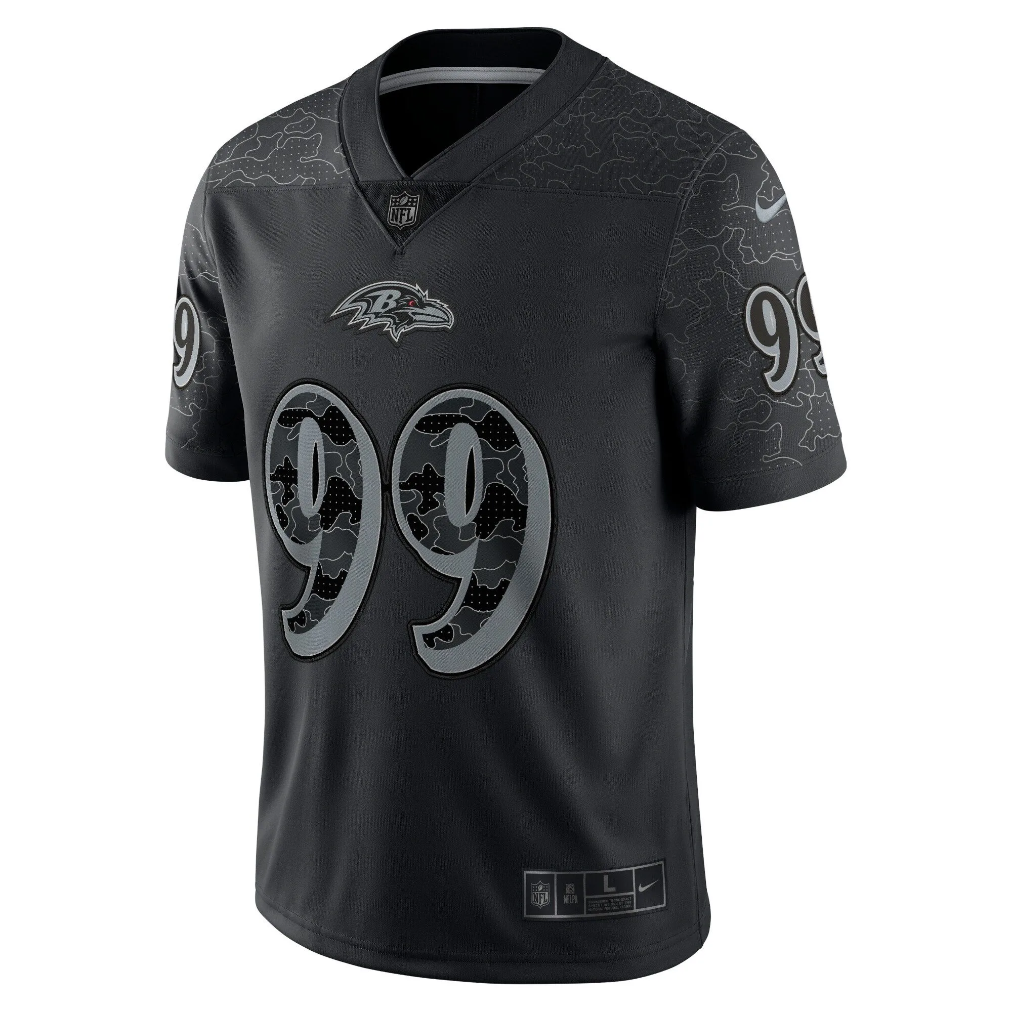 Odafe Oweh Baltimore Ravens  RFLCTV Limited Jersey - Black