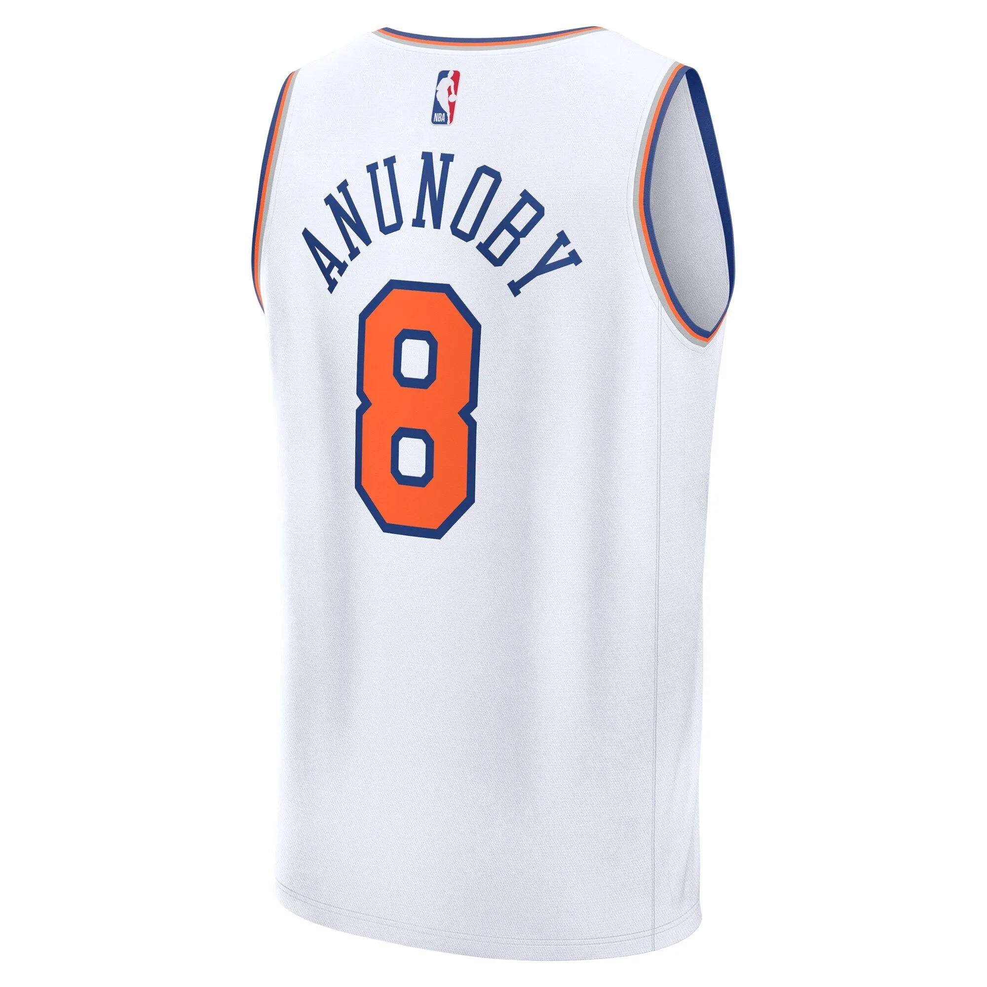 OG Anunoby New York Knicks Fanatics Branded Fast Break Player Jersey - Association Edition - White