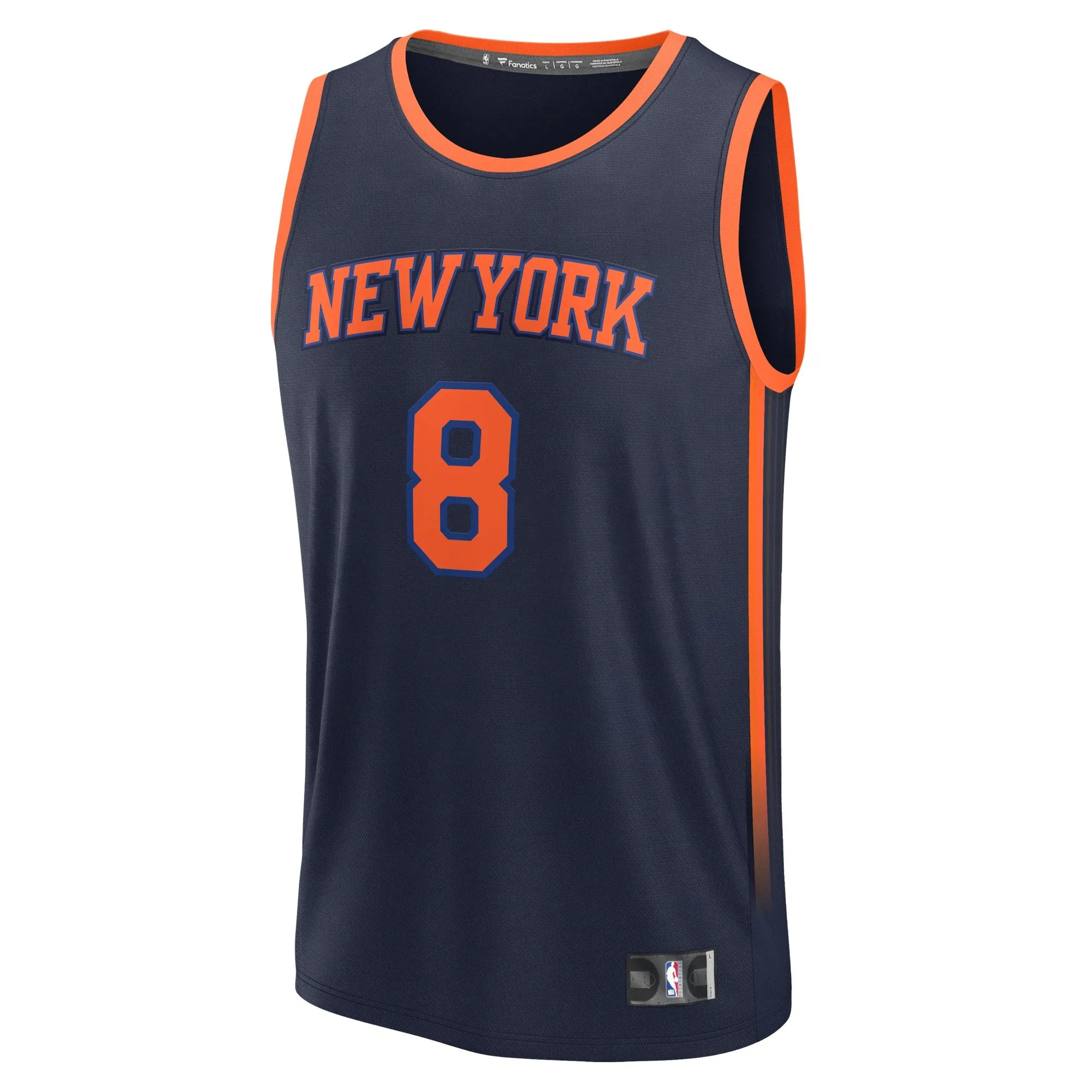 OG Anunoby New York Knicks Fanatics Branded Fast Break Player Jersey - Statement Edition - Navy