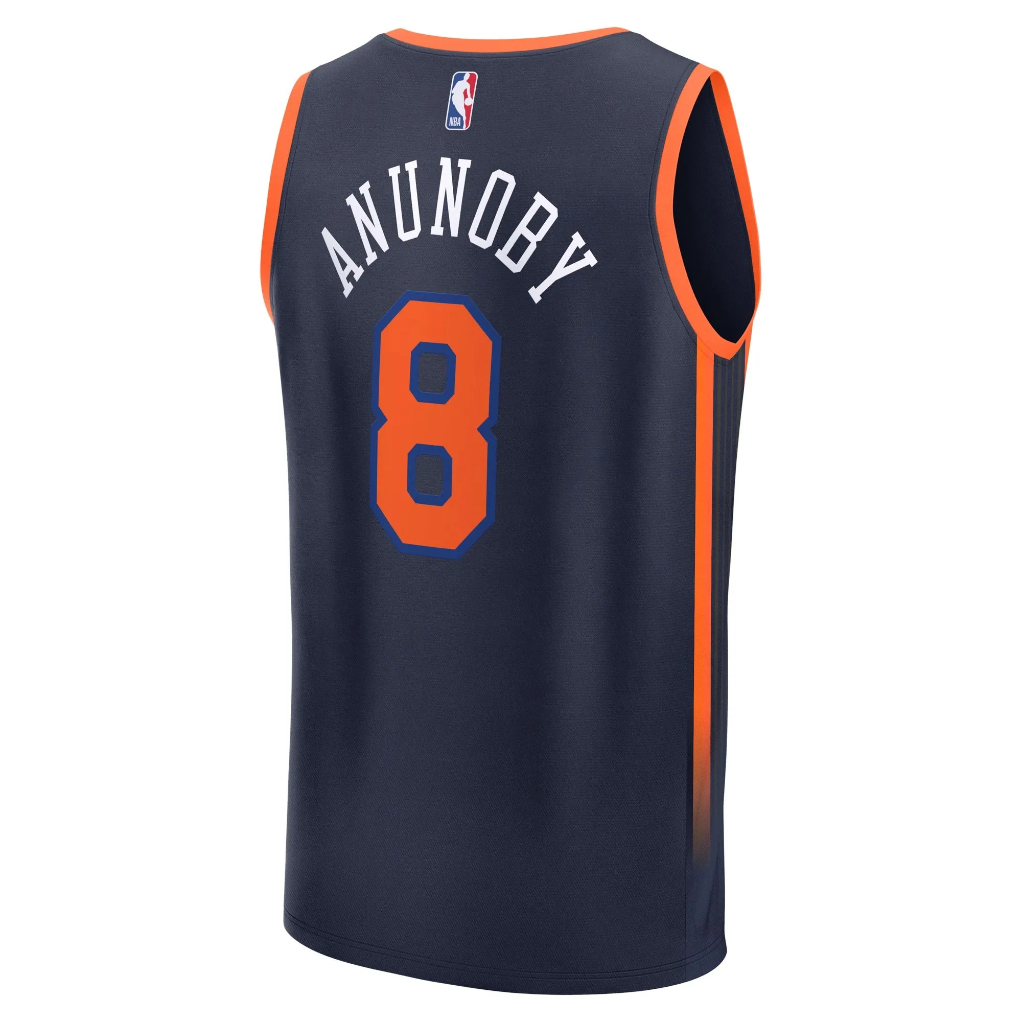 OG Anunoby New York Knicks Fanatics Branded Fast Break Player Jersey - Statement Edition - Navy