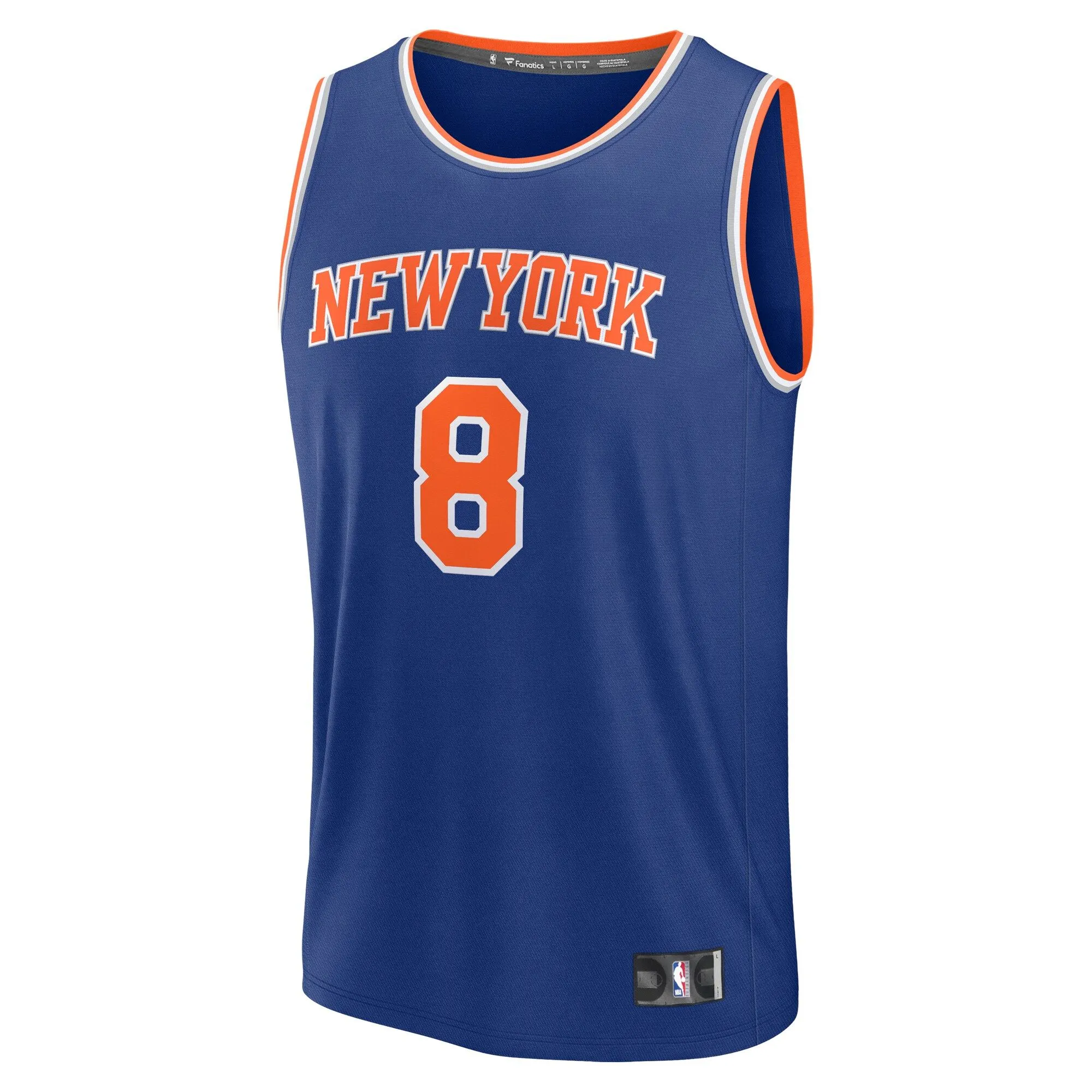 OG Anunoby New York Knicks Fanatics Branded Youth Fast Break Player Jersey - Icon Edition - Royal