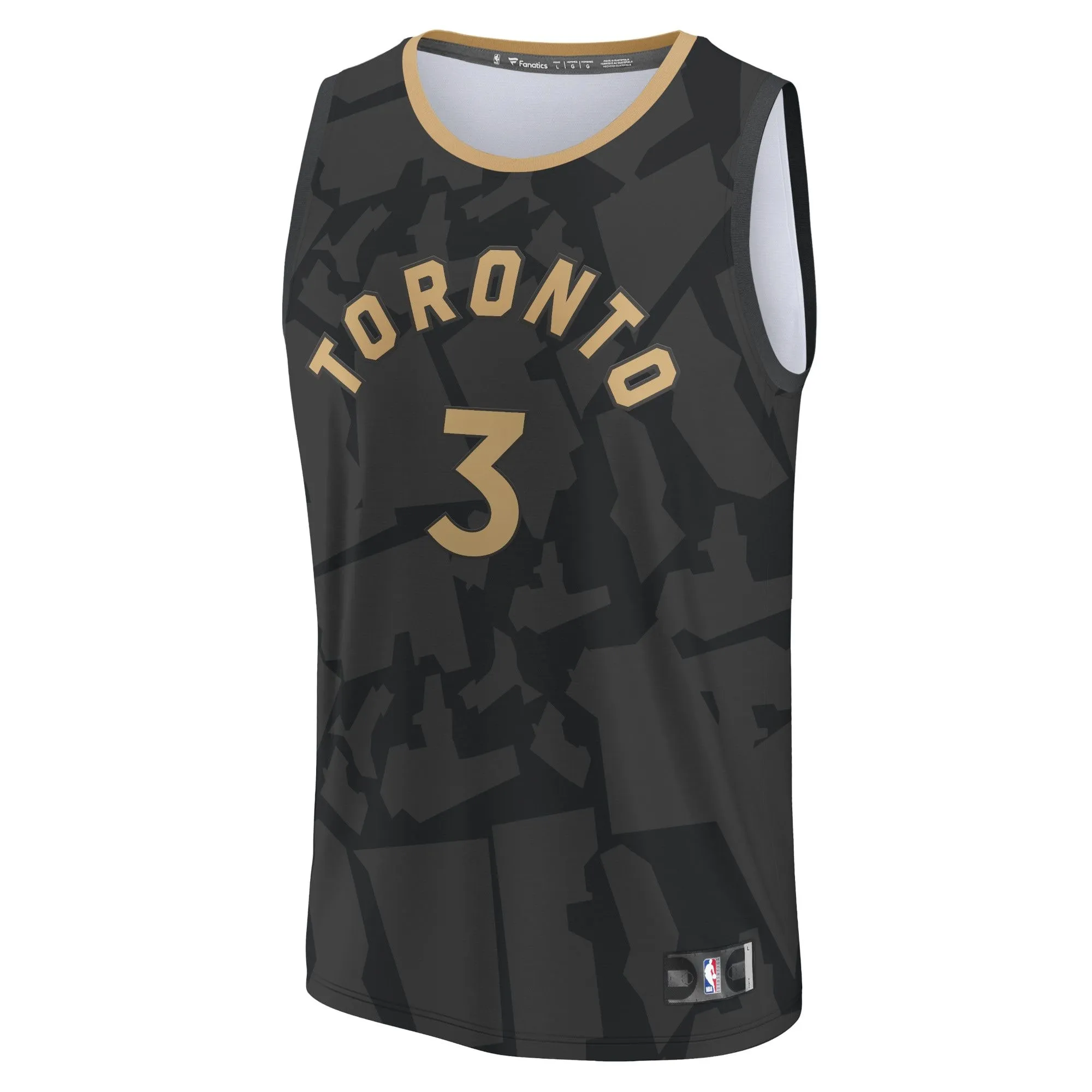 OG Anunoby Toronto Raptors Fanatics Branded Fastbreak Jersey - City Edition - Black