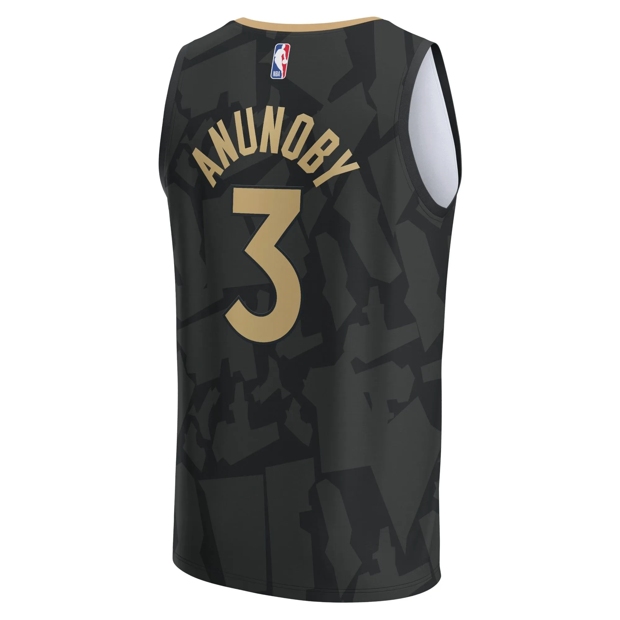 OG Anunoby Toronto Raptors Fanatics Branded Fastbreak Jersey - City Edition - Black