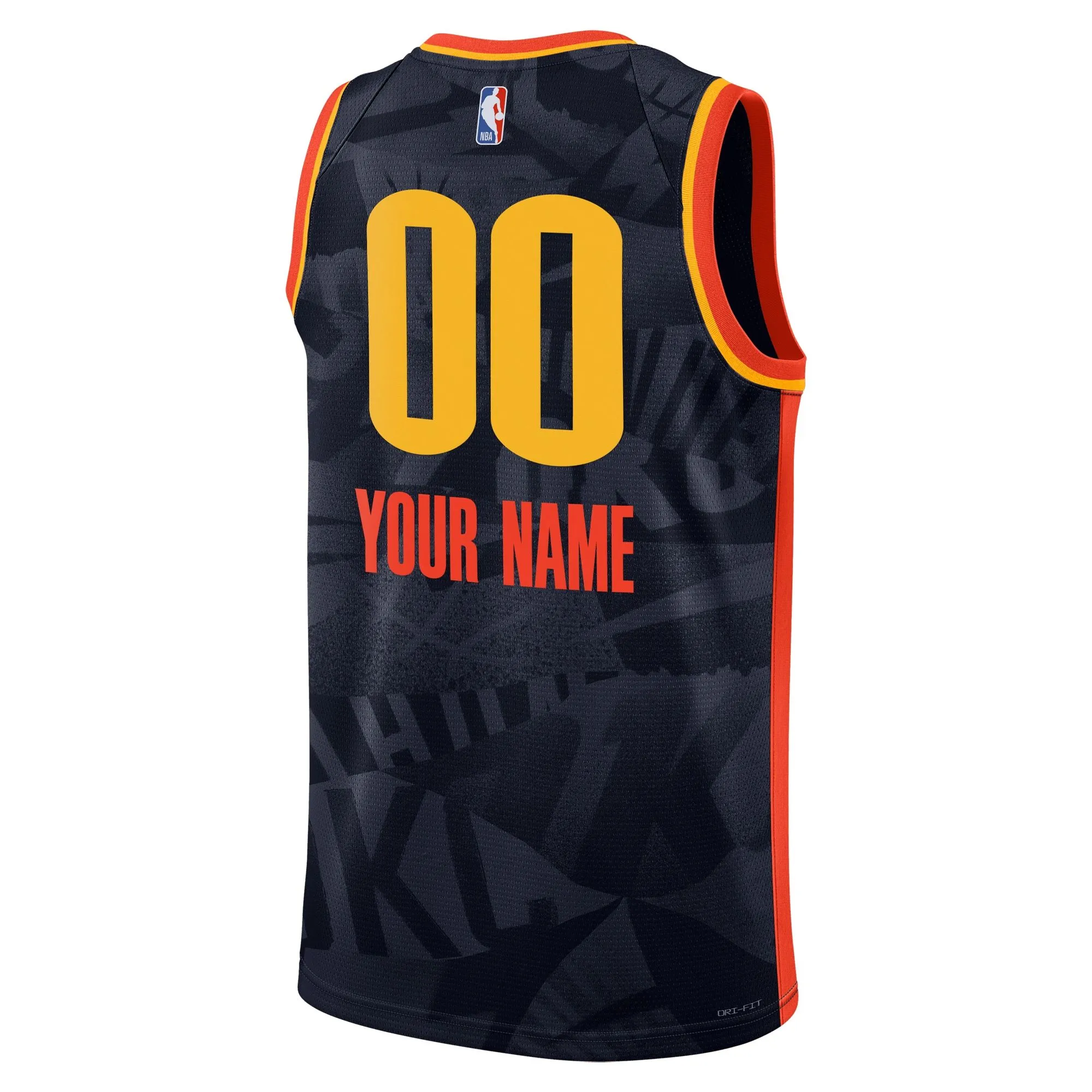 Oklahoma City Thunder  Unisex 2023/24 Custom Swingman Jersey - Navy - City Edition