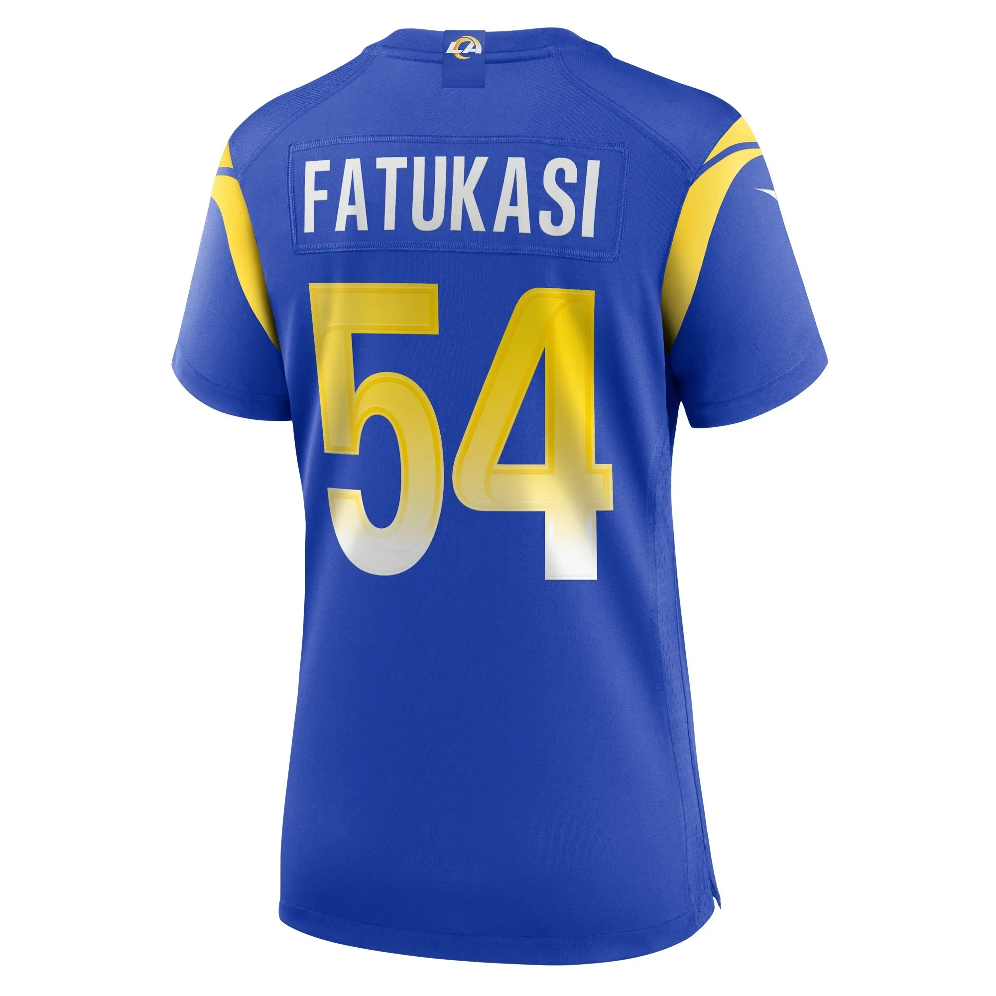 Olakunle Fatukasi Los Angeles Rams  Women's  Game Jersey -  Royal