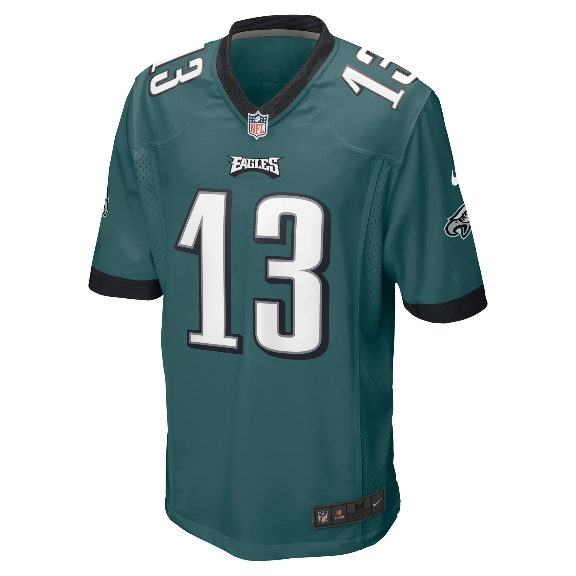 Olamide Zaccheaus Philadelphia Eagles  Men's Game Jersey - Midnight Green