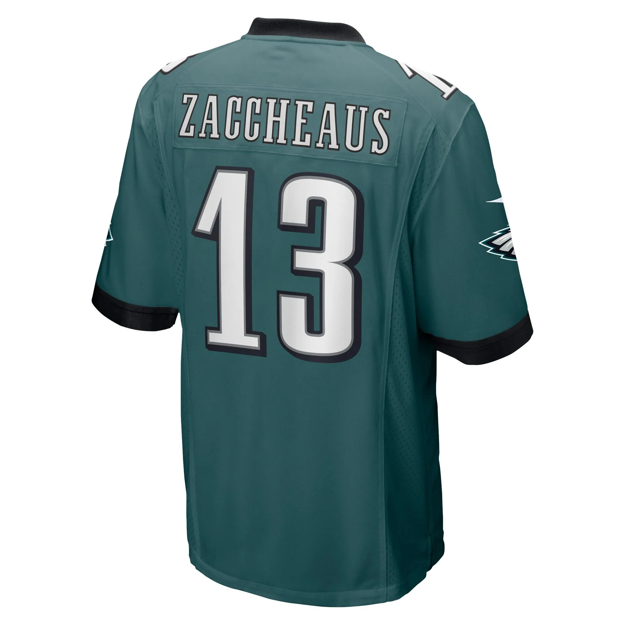 Olamide Zaccheaus Philadelphia Eagles  Men's Game Jersey - Midnight Green