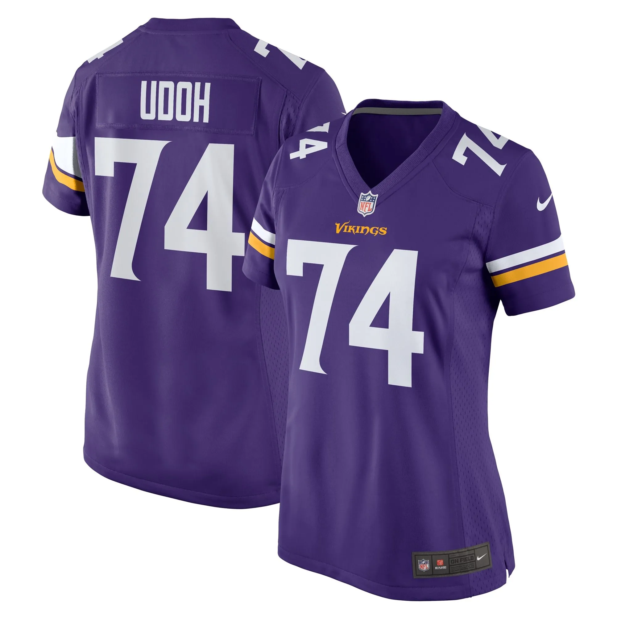 Oli Udoh Minnesota Vikings  Women's Game Jersey - Purple