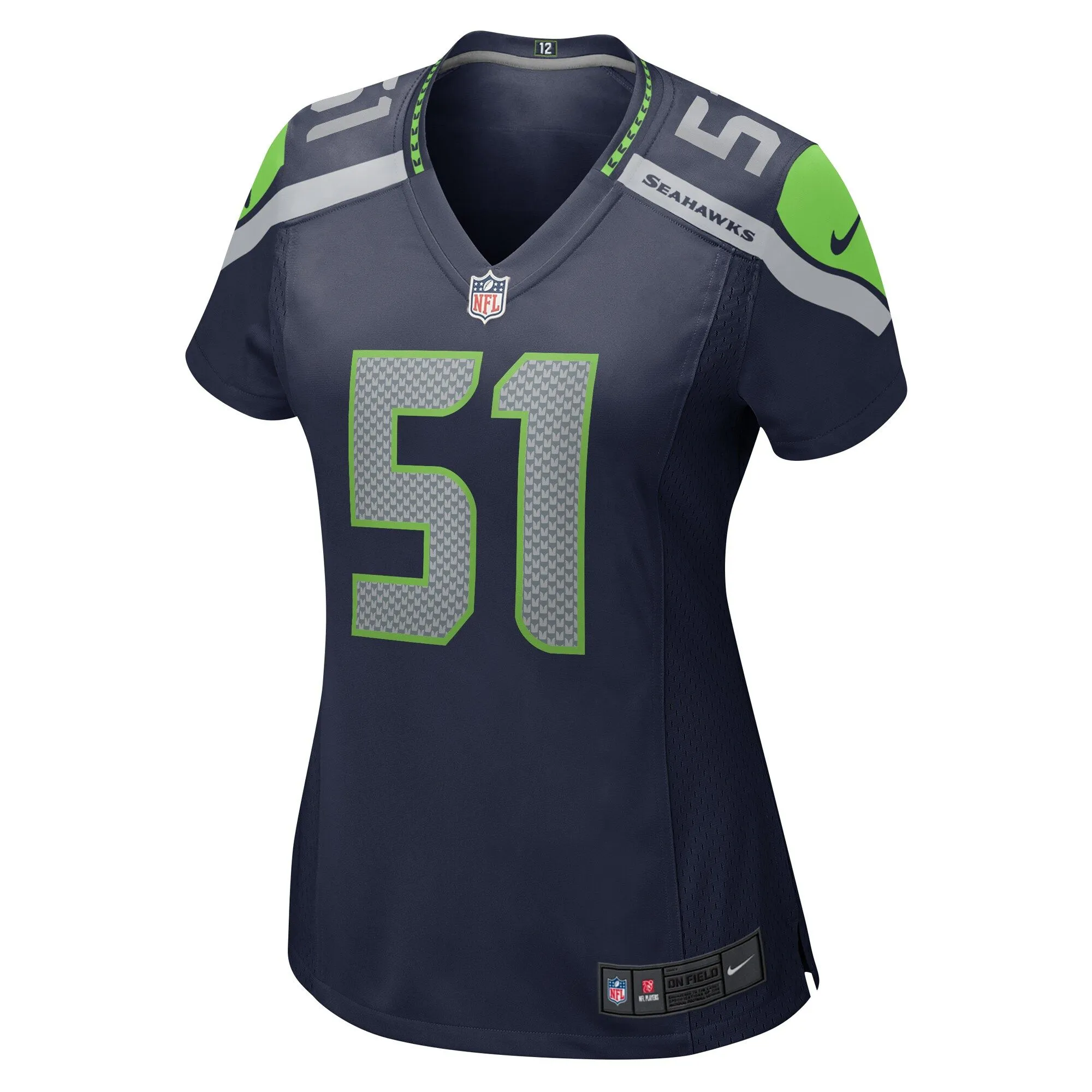 Olusegun Oluwatimi Seattle Seahawks  Women's  Game Jersey - College Navy