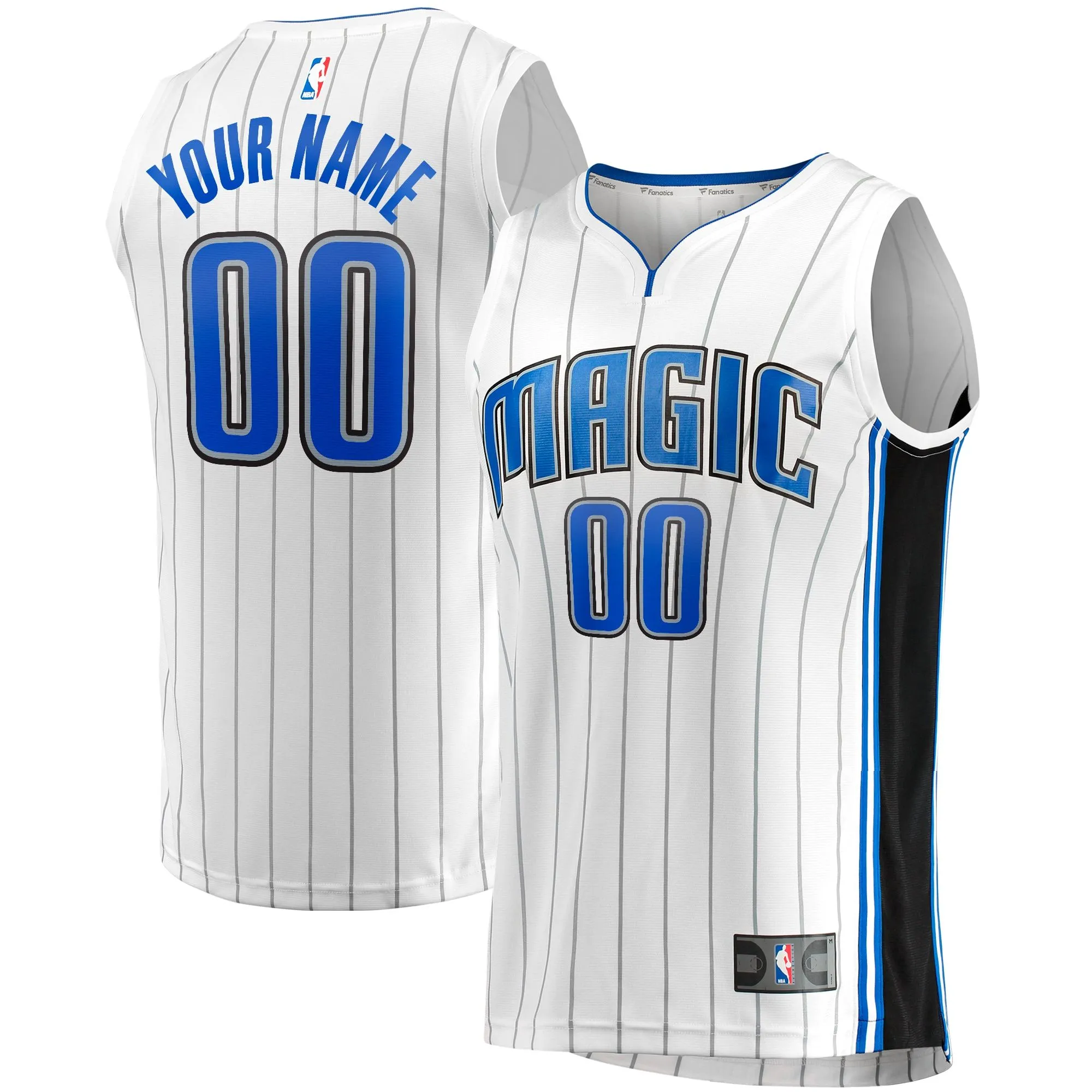 Orlando Magic Fanatics Branded Fast Break Custom Replica Jersey - Association Edition - White