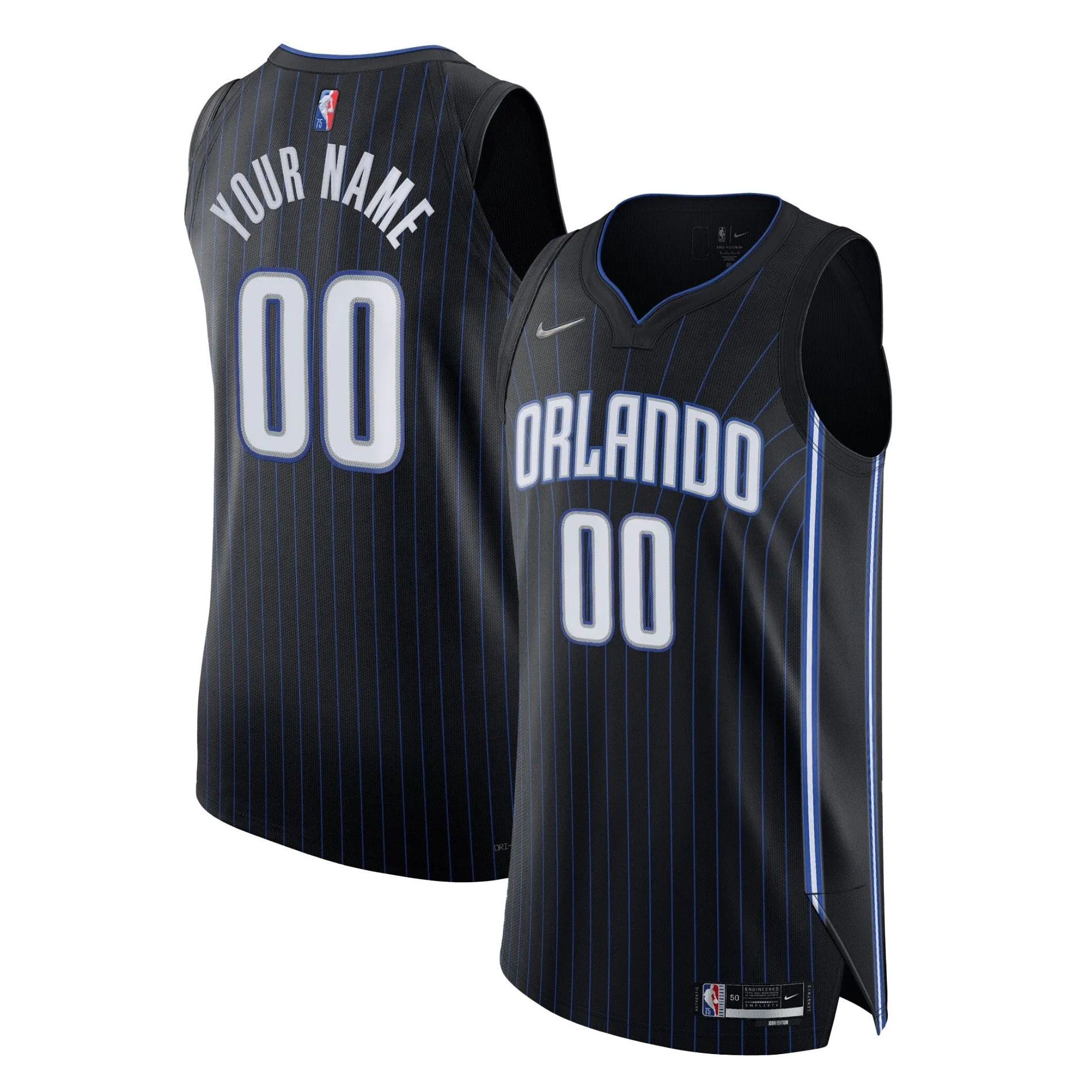 Orlando Magic  2021/22 Diamond  Custom Jersey - Icon Edition - Black