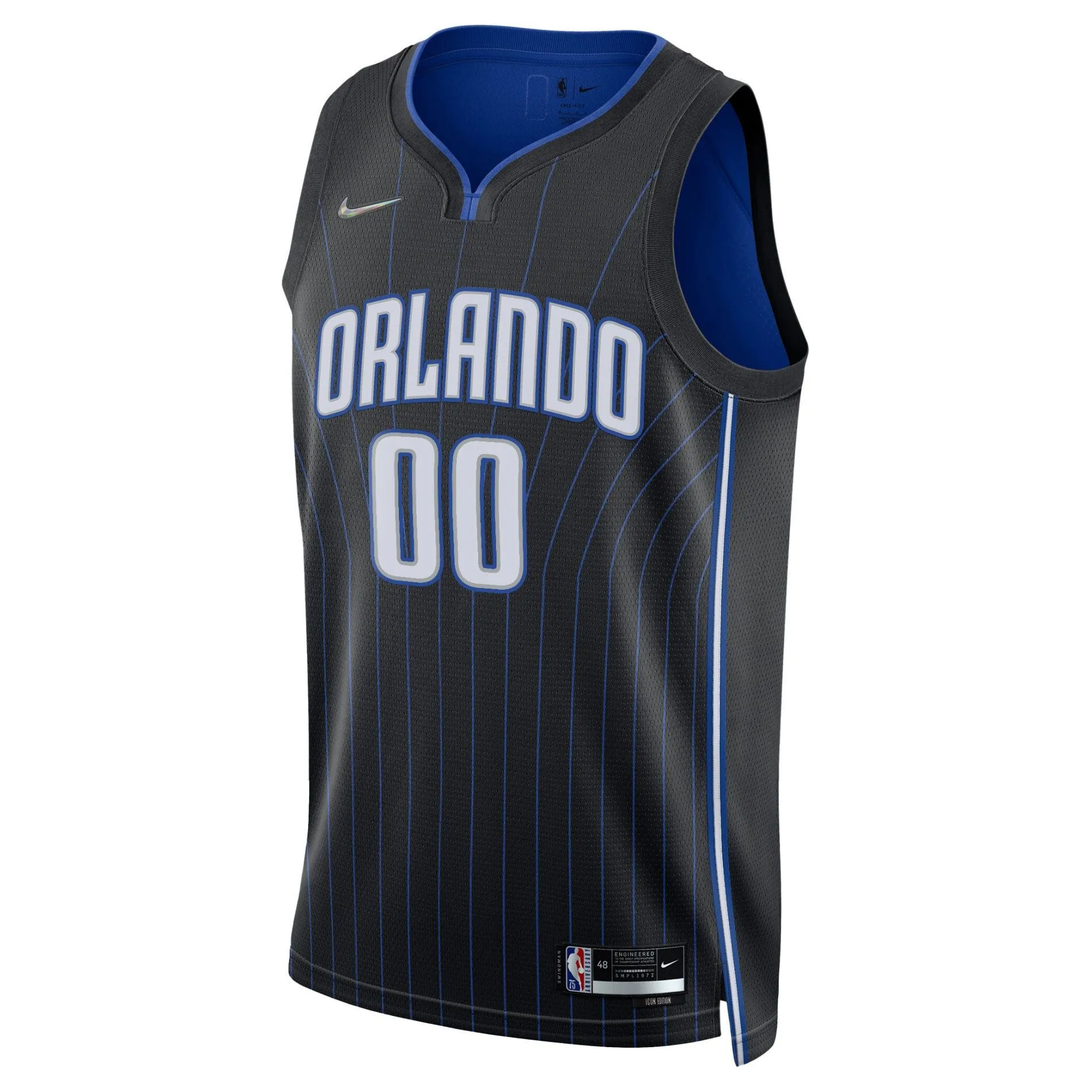 Orlando Magic  2021/22 Diamond Swingman Custom Jersey - Icon Edition - Black