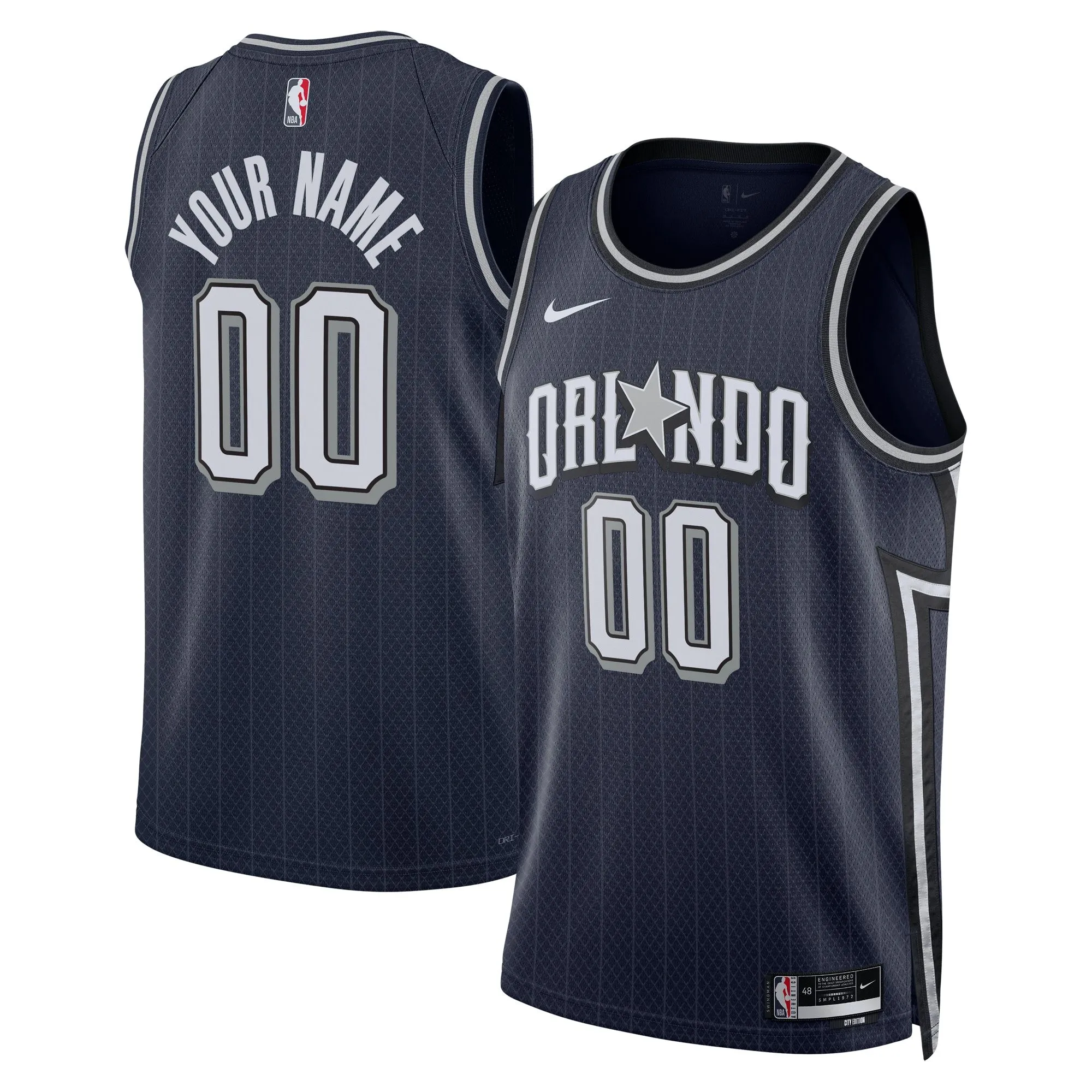 Orlando Magic  Unisex 2023/24 Custom Swingman Jersey - Navy - City Edition