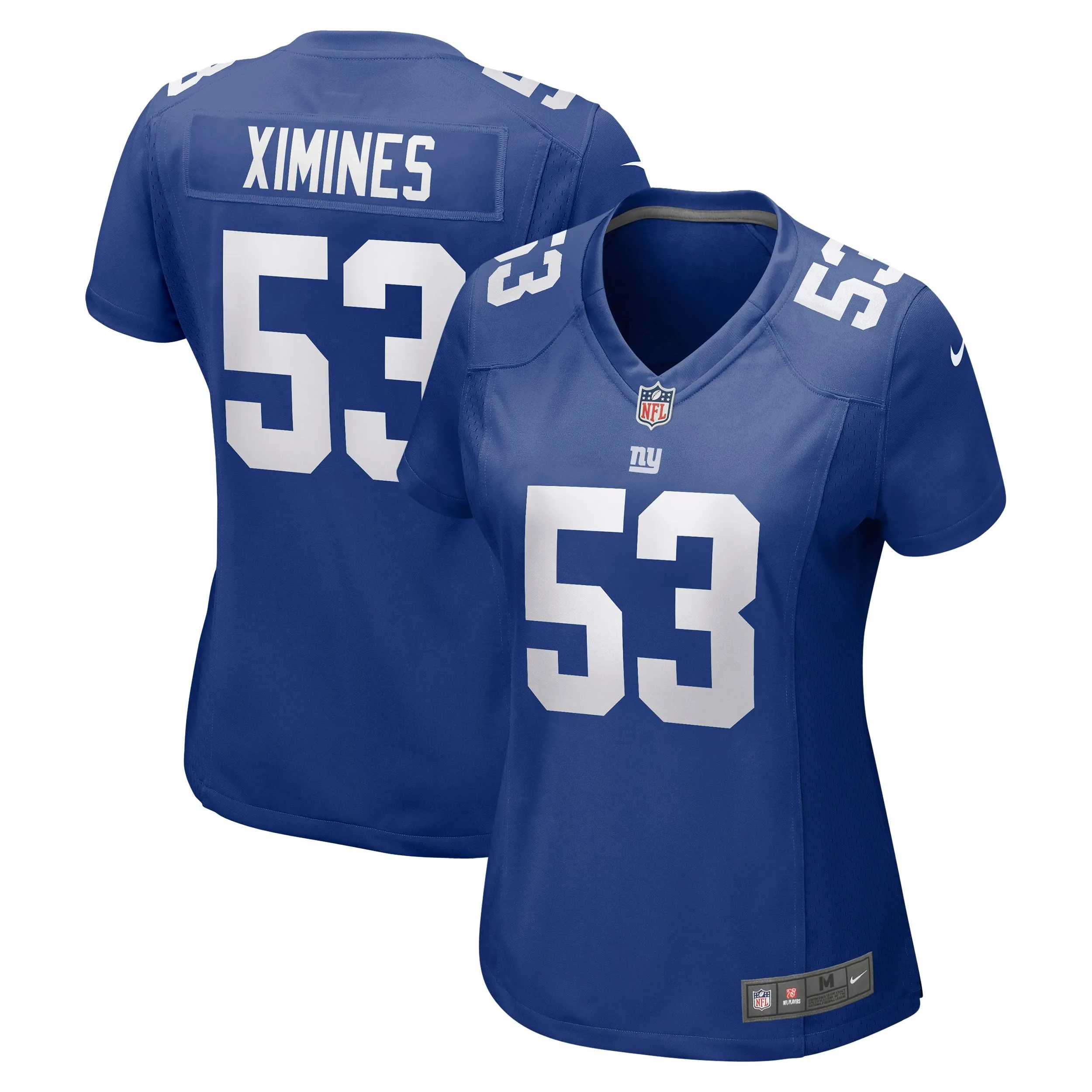 Oshane Ximines New York Giants  Women's Game Jersey - Royal