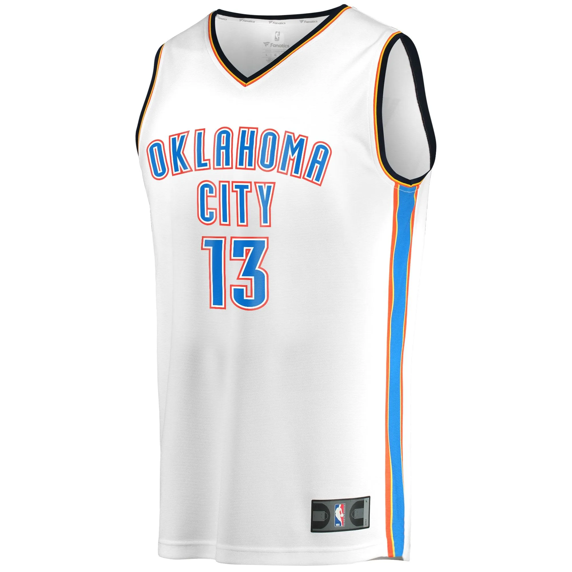 Ousmane Dieng Oklahoma City Thunder Fanatics Branded Fast Break Player Jersey - Association Edition - White