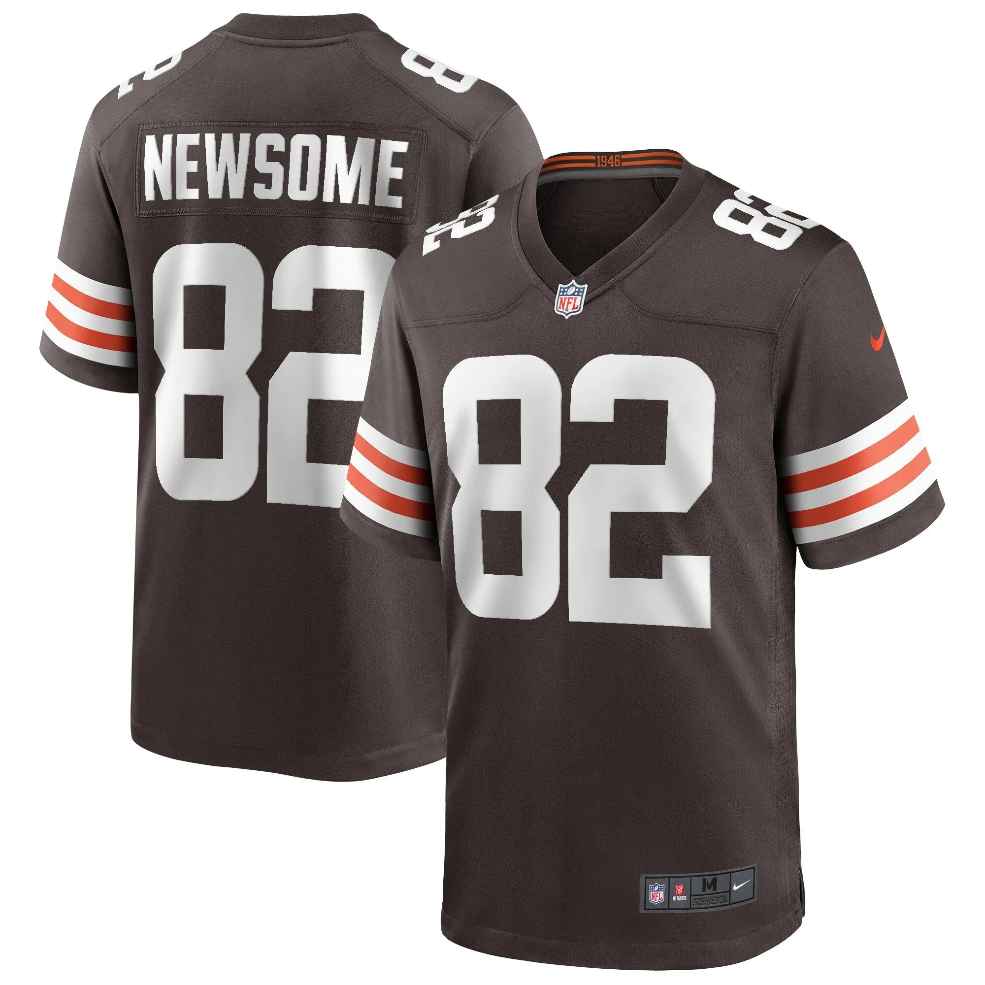 Ozzie Newsome Cleveland Browns  Game Retired Player Jersey - Brown