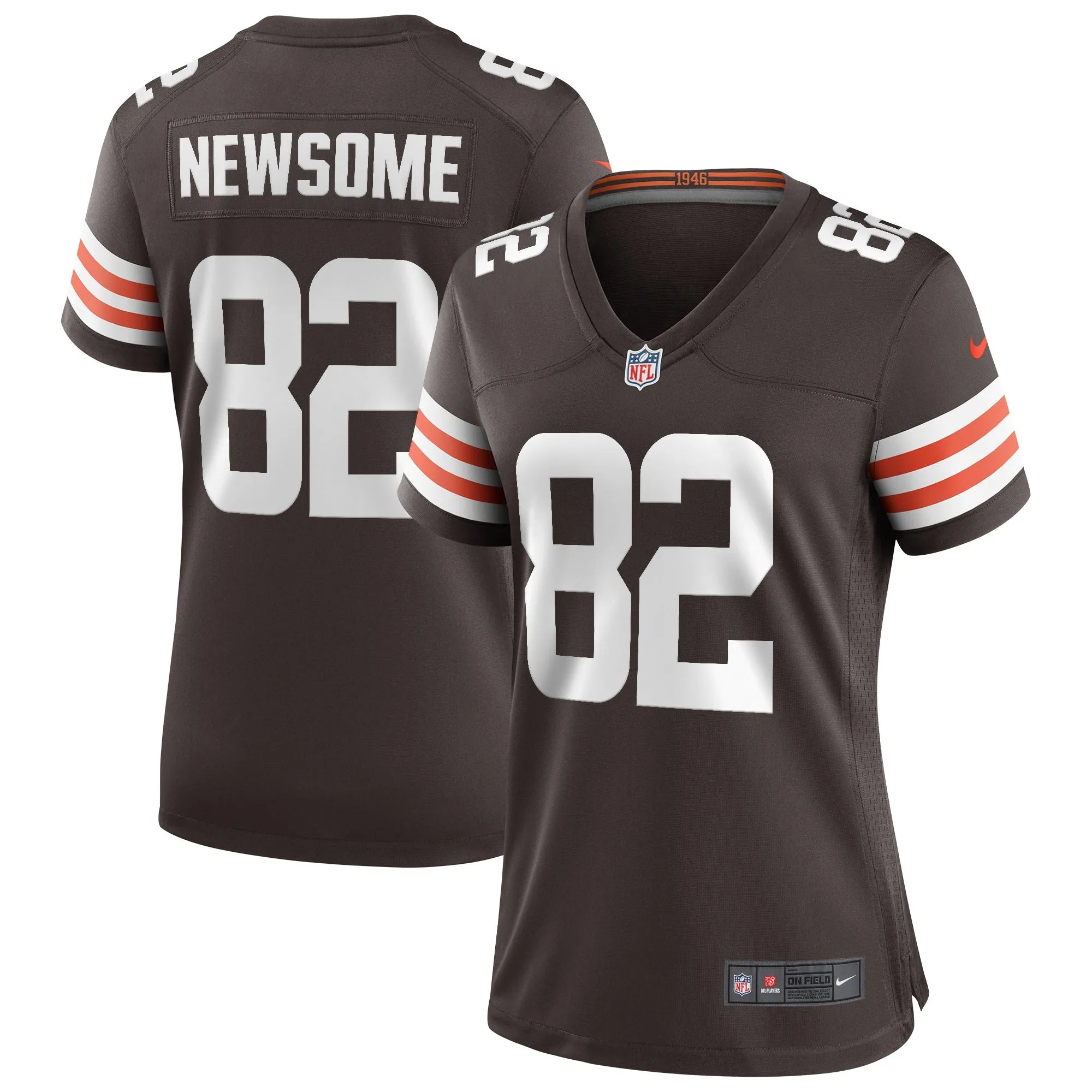 Ozzie Newsome Cleveland Browns  Women's Game Retired Player Jersey - Brown