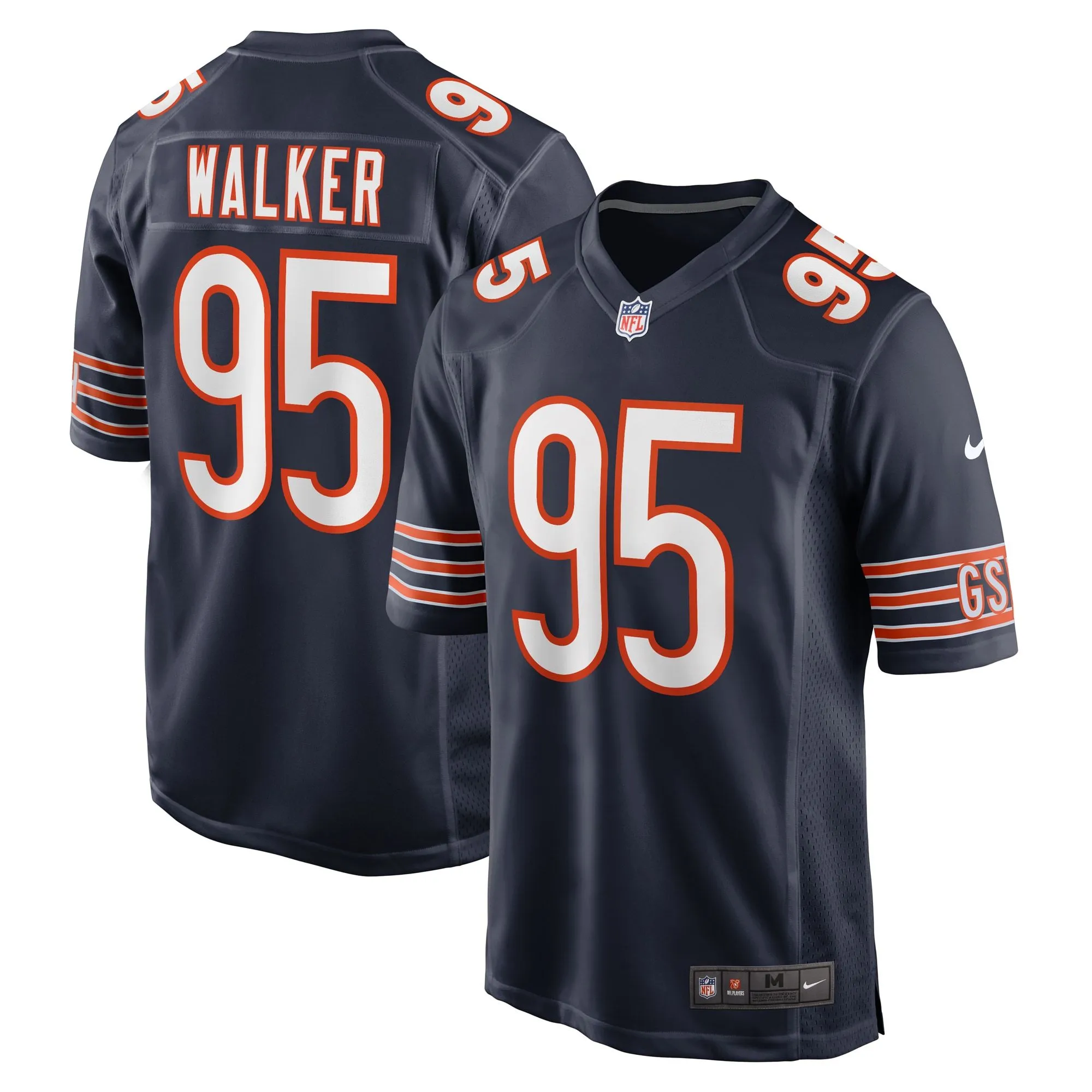 P.J. Walker Chicago Bears  Game Player Jersey - Navy