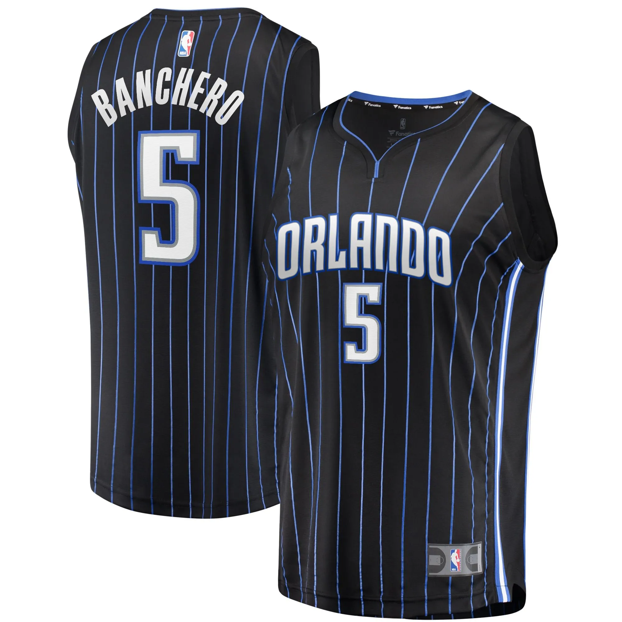 Paolo Banchero Orlando Magic Fanatics Branded Fast Break Replica Player Jersey - Icon Edition - Black