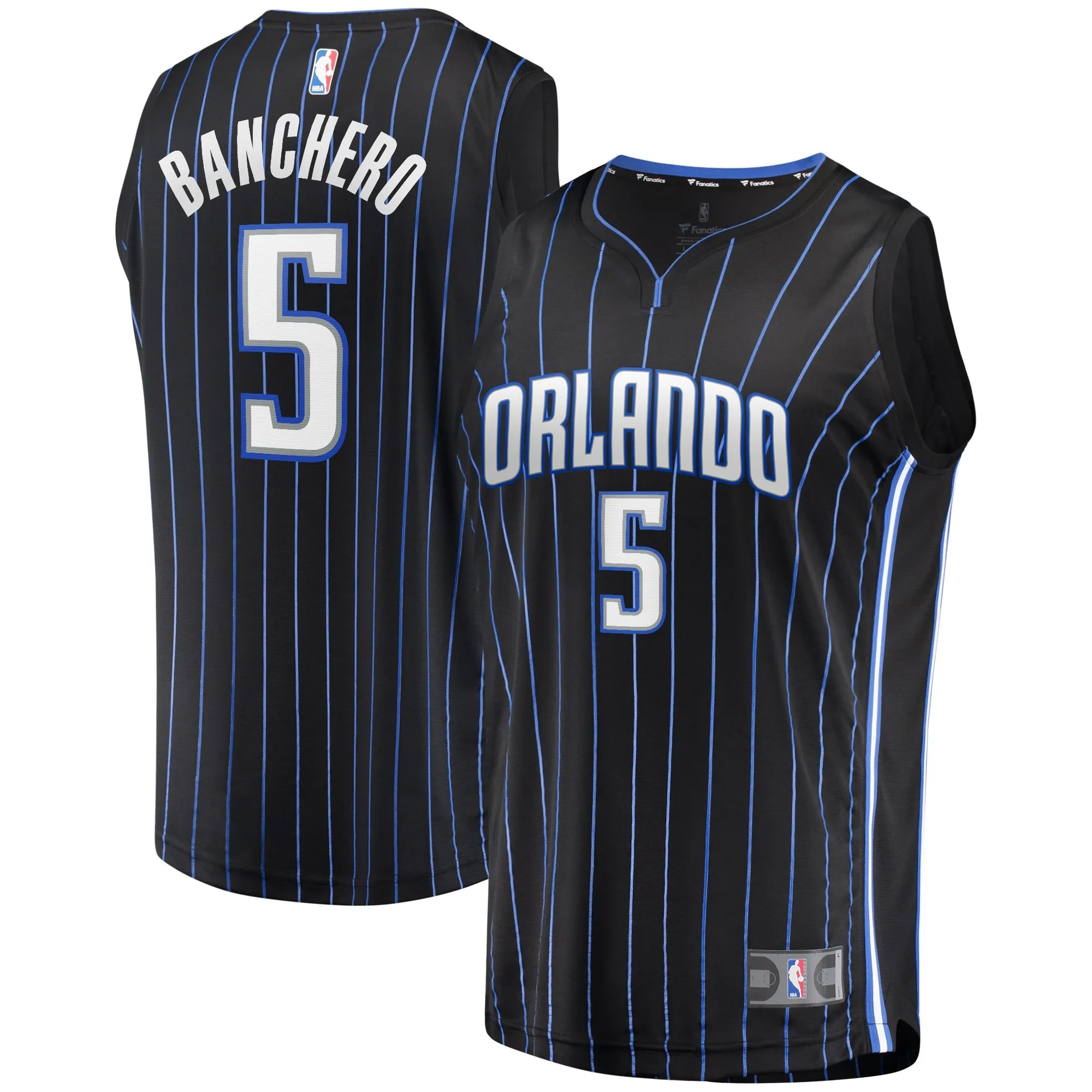 Paolo Banchero Orlando Magic Fanatics Branded Youth Fast Break Player Jersey - Icon Edition - Black