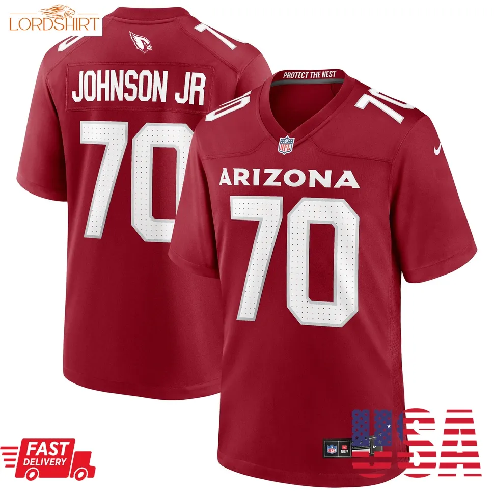 Paris Johnson Jr Arizona Cardinals  2023 Nfl Draft First Round Pick Game Jersey   Cardinal