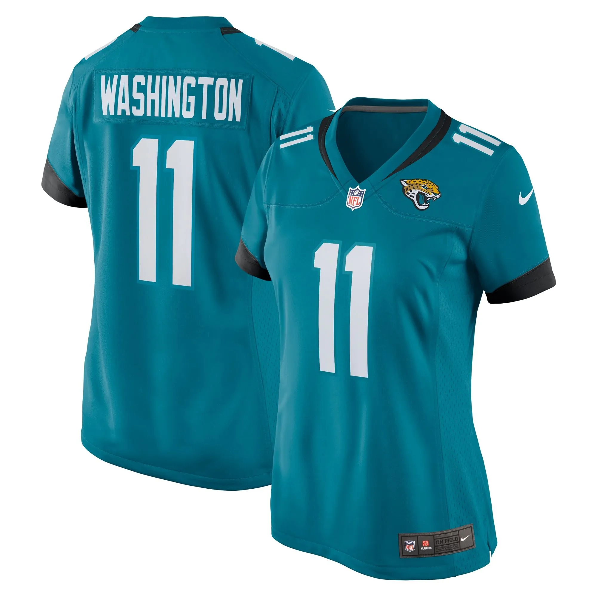 Parker Washington Jacksonville Jaguars  Women's Team Game Jersey -  Teal