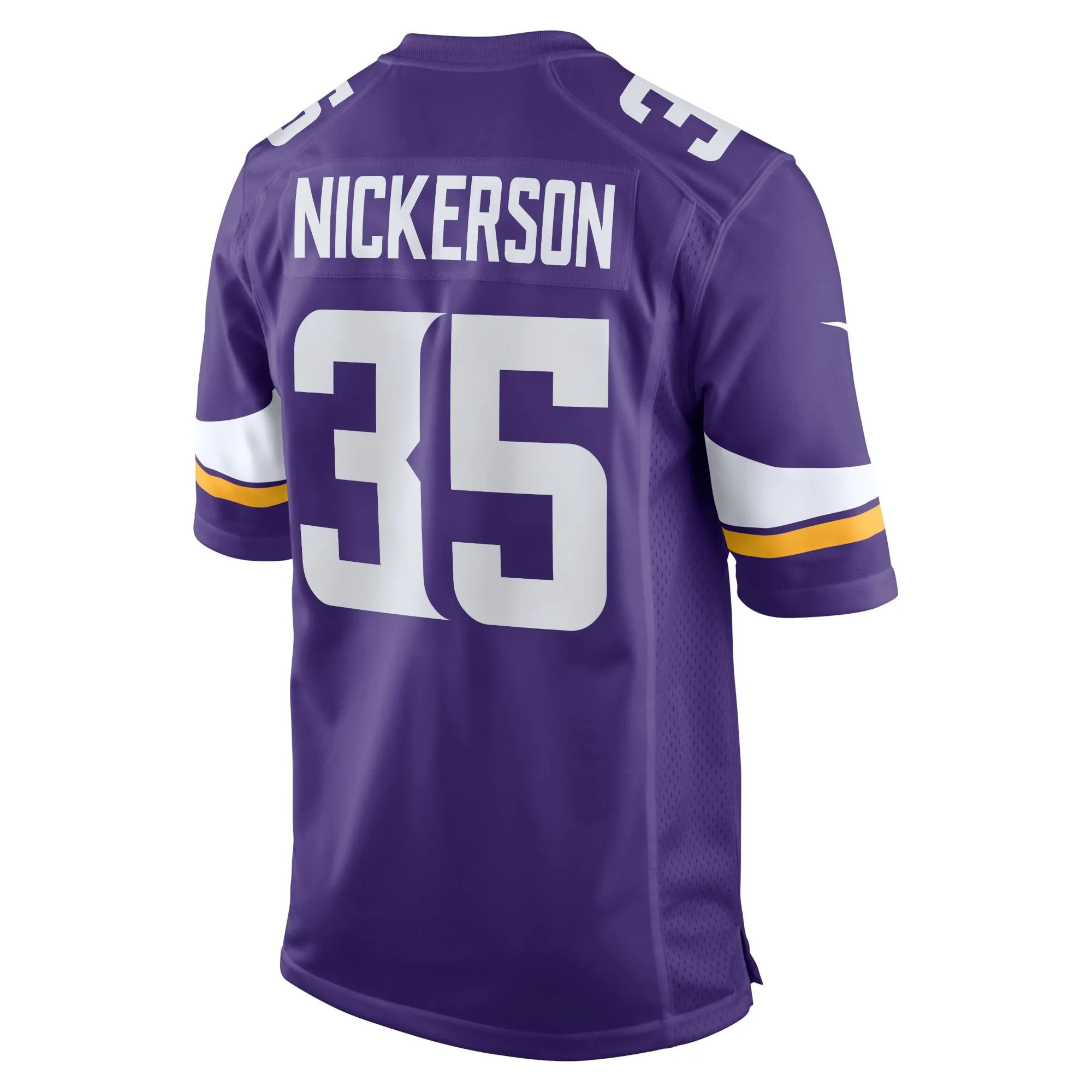 Parry Nickerson Minnesota Vikings  Home Game Player Jersey - Purple