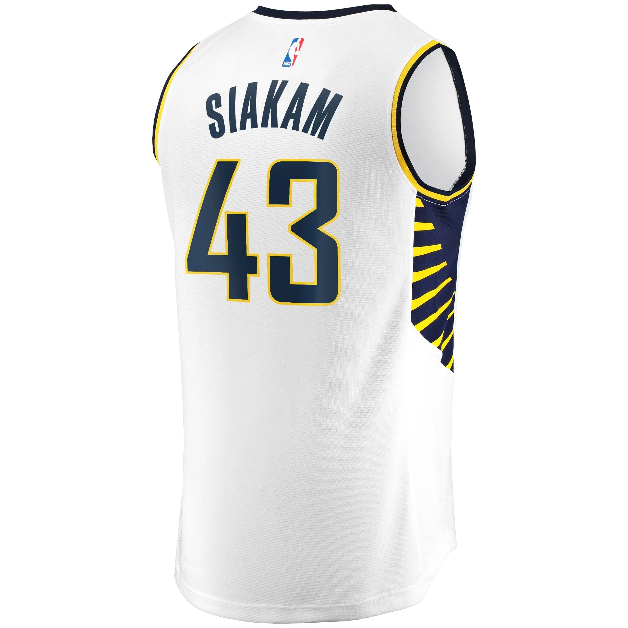 Pascal Siakam Indiana Pacers Fanatics Branded Fast Break Player Jersey - Association Edition - White