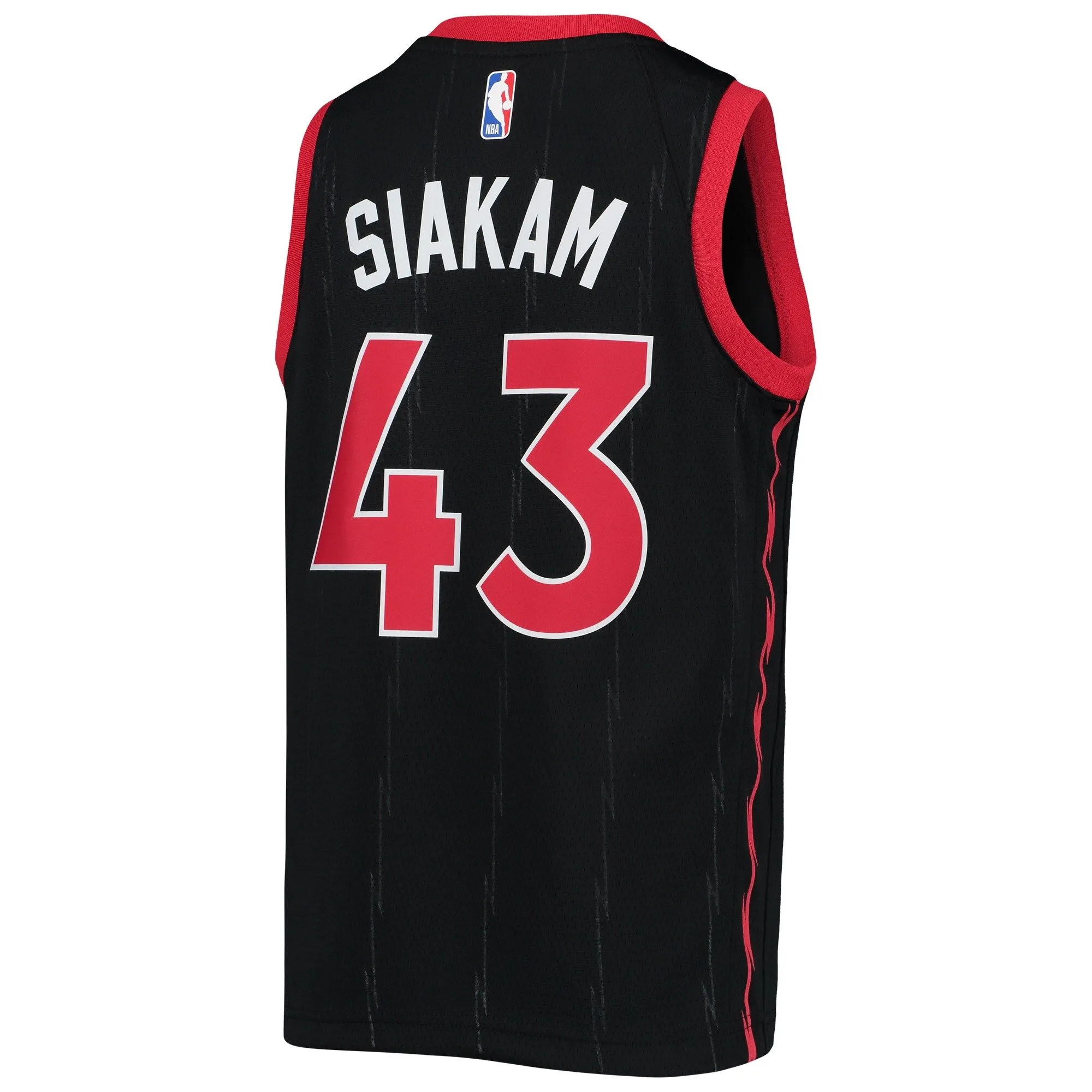 Pascal Siakam Toronto Raptors Jordan Brand Youth 2020/21 Swingman Jersey - Statement Edition - Black