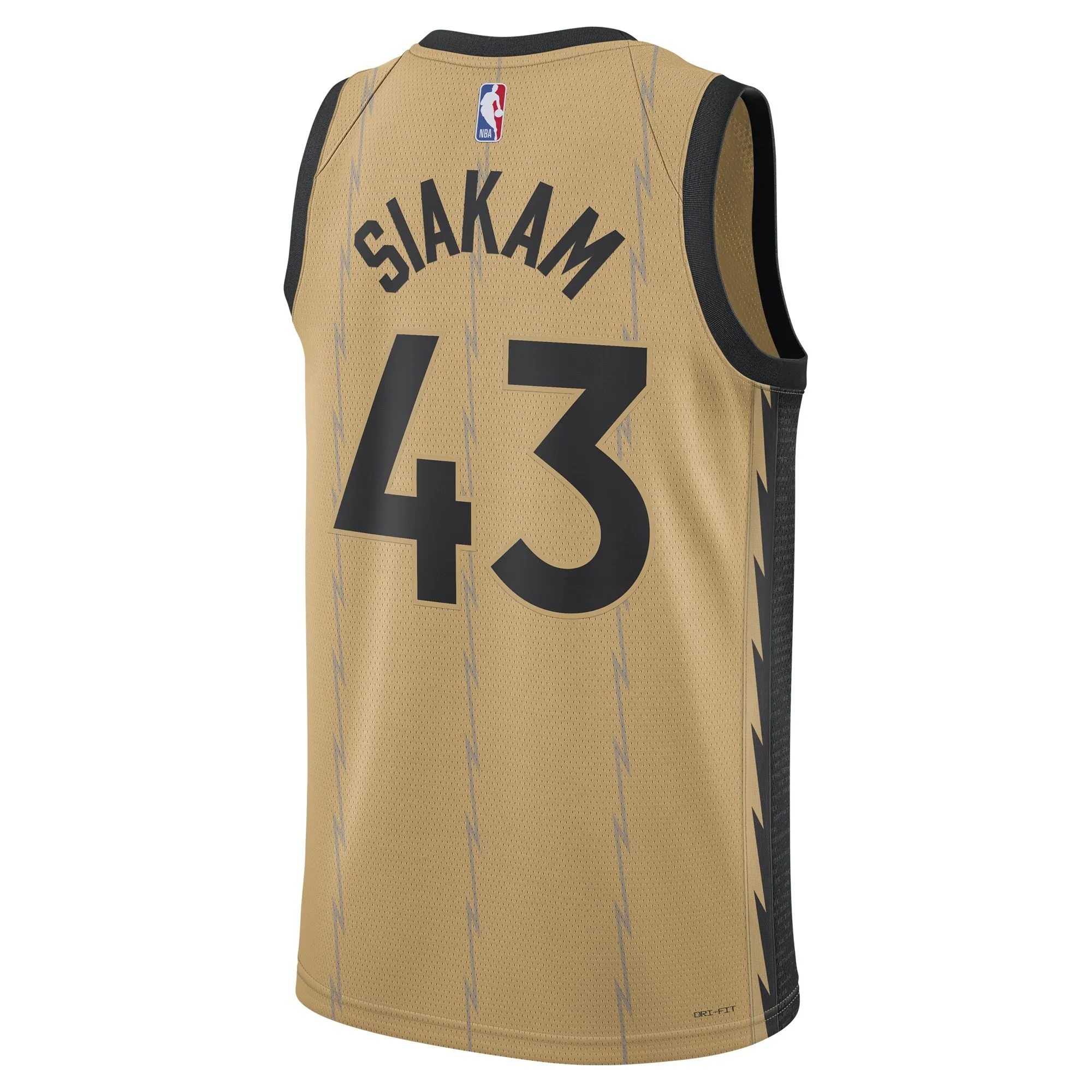 Pascal Siakam Toronto Raptors  Unisex 2023/24 Swingman Jersey - Gold - City Edition