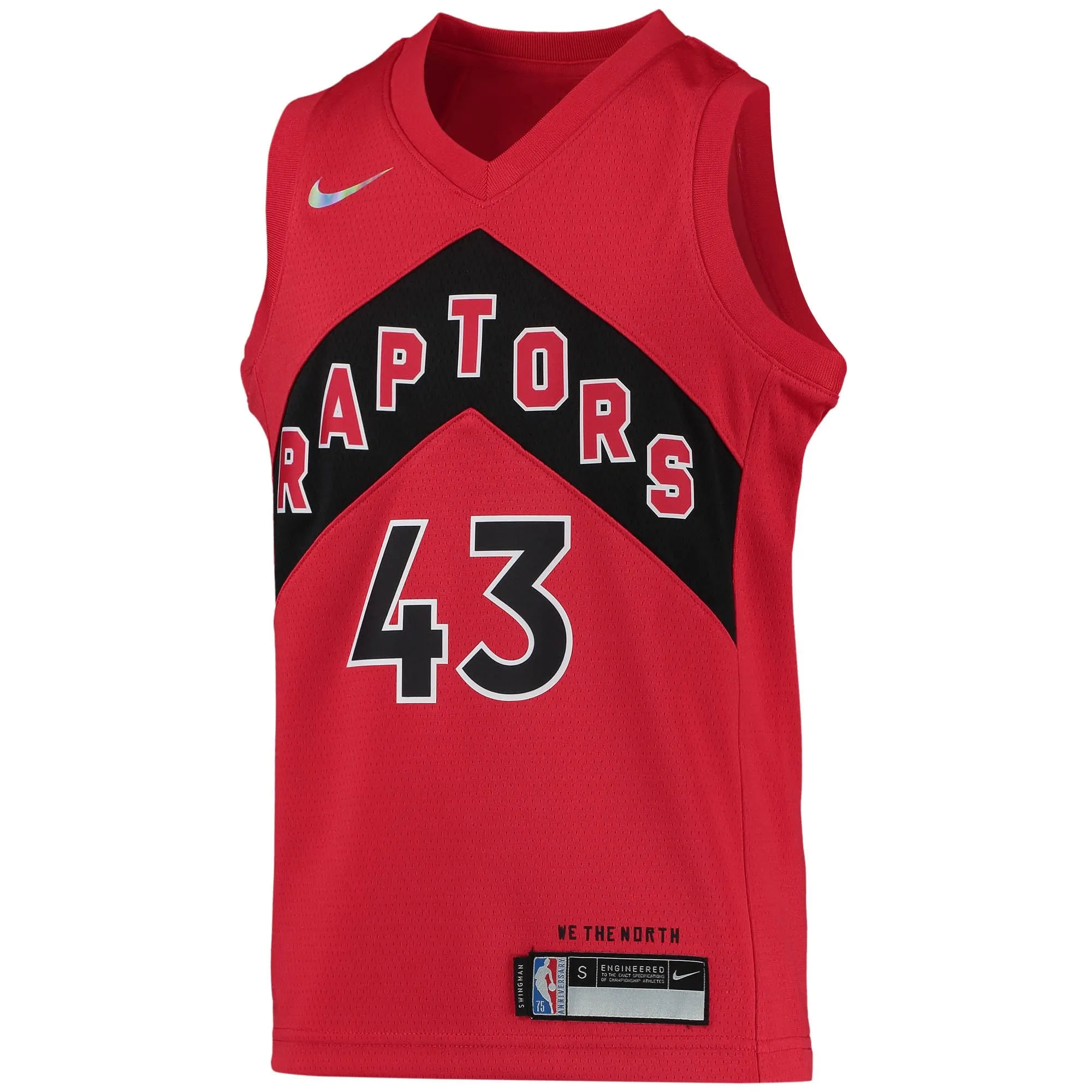 Pascal Siakam Toronto Raptors  Youth 2021/22 Diamond Swingman Jersey - Icon Edition - Red