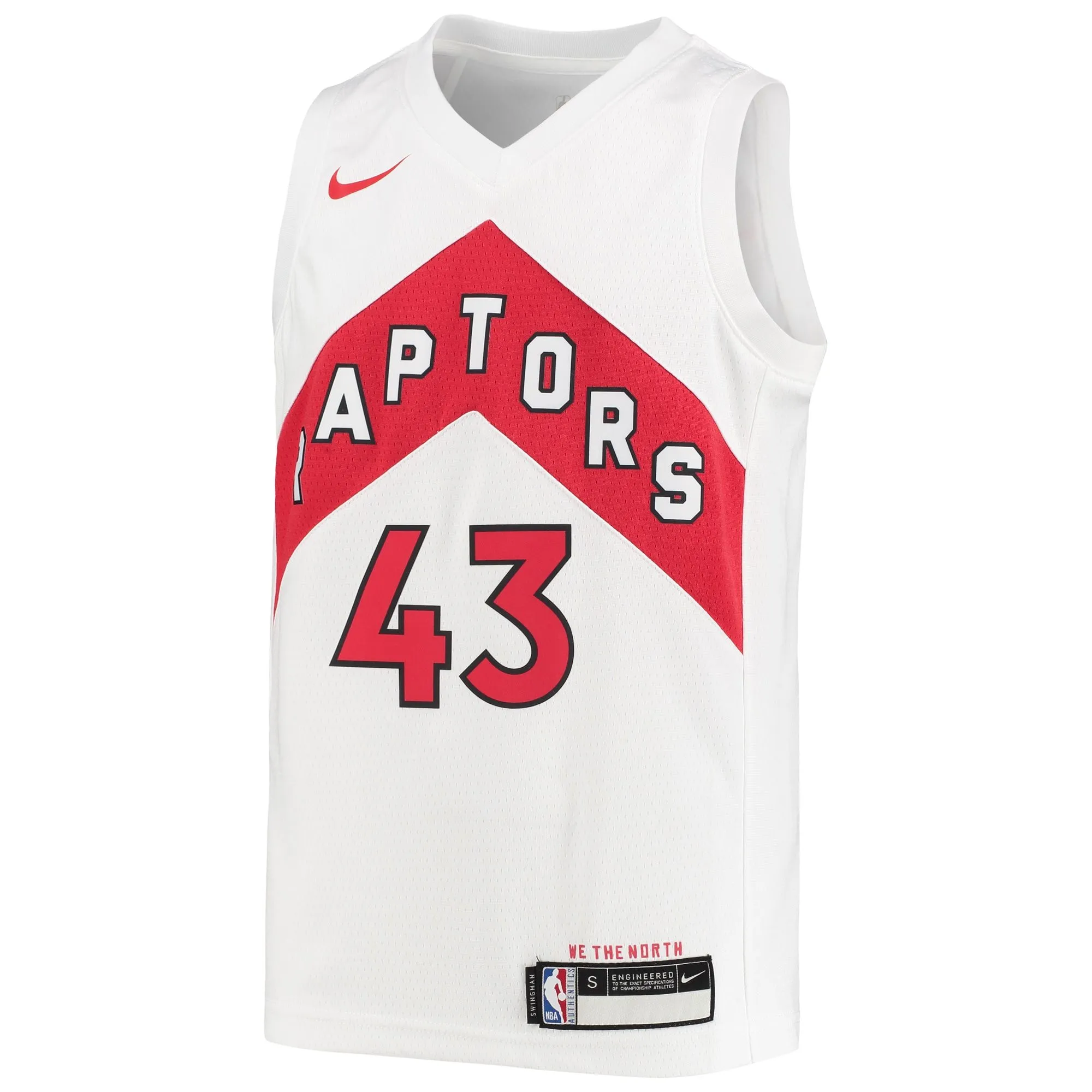 Pascal Siakam Toronto Raptors  Youth Swingman Jersey - Association Edition - White