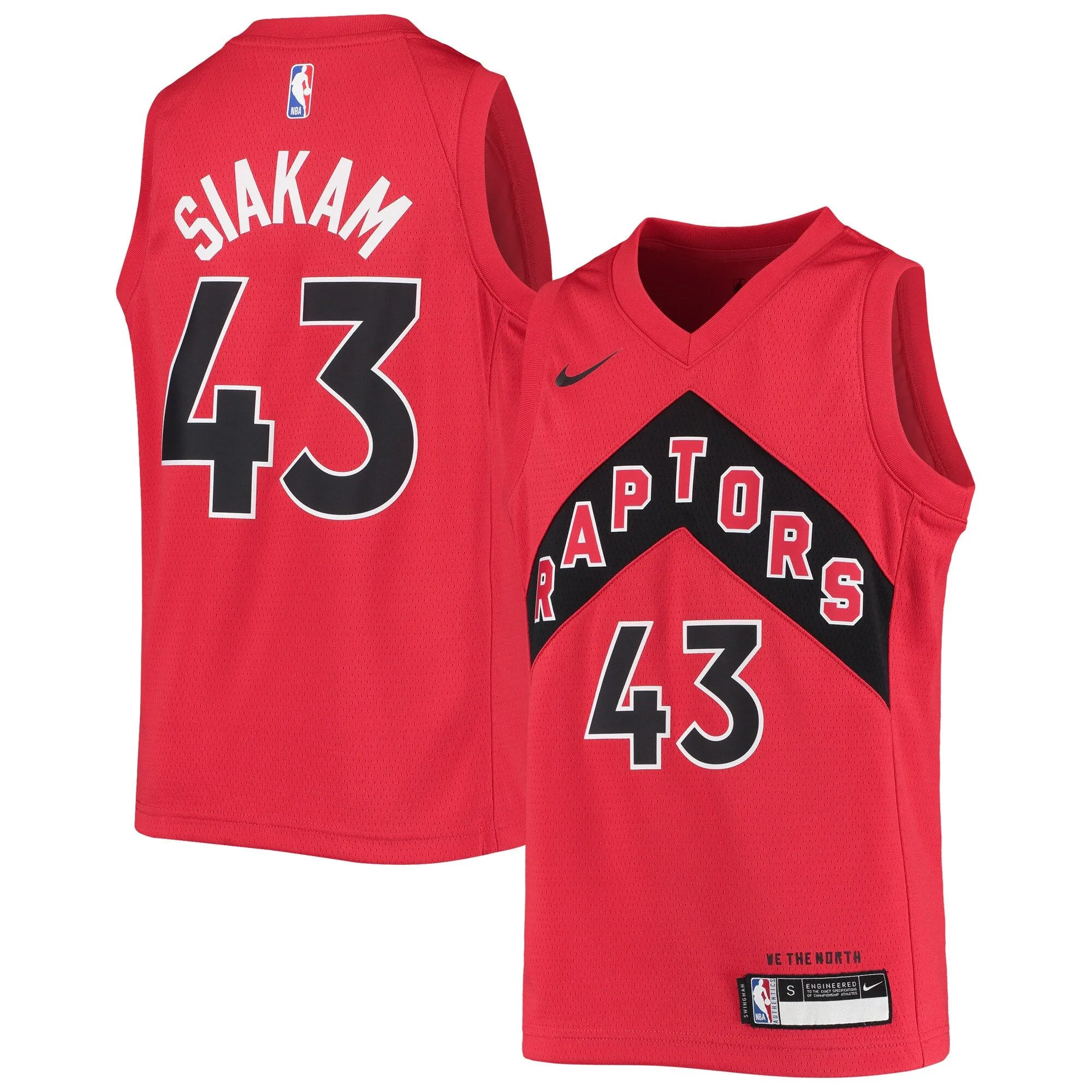 Pascal Siakam Toronto Raptors  Youth Swingman Jersey - Icon Edition - Red