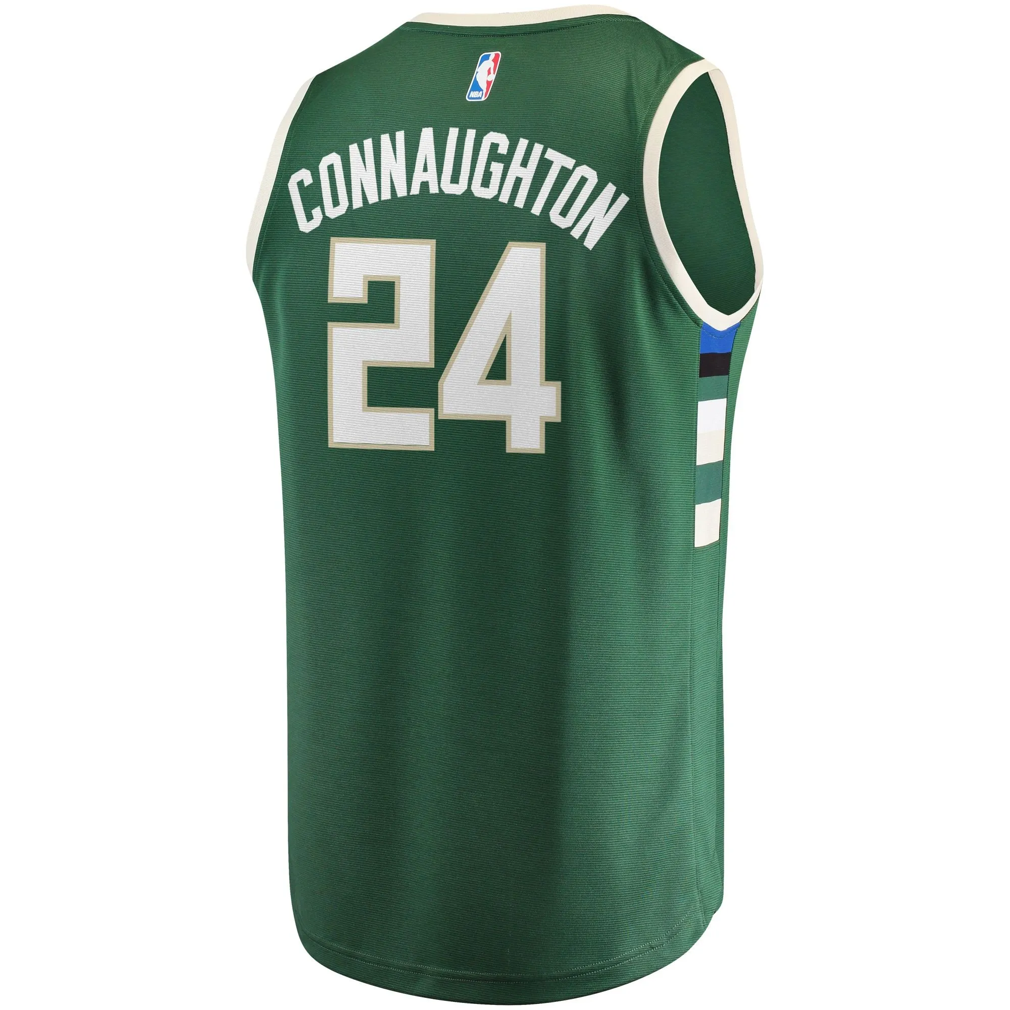 Pat Connaughton Milwaukee Bucks Fanatics Branded Fast Break Replica Jersey - Icon Edition - Hunter Green