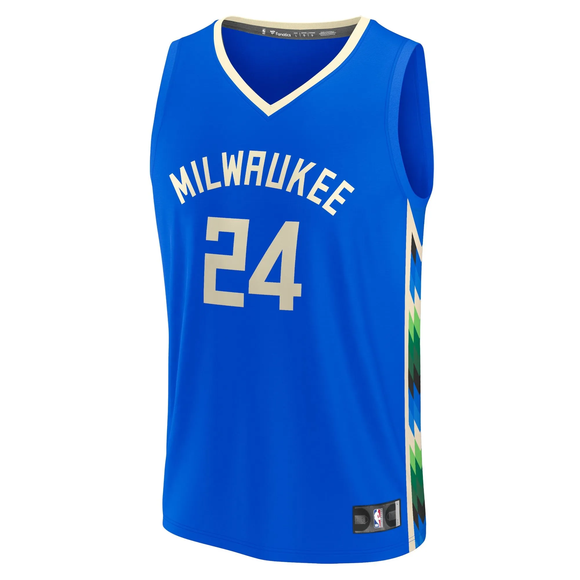 Pat Connaughton Milwaukee Bucks Fanatics Branded Fastbreak Jersey - City Edition - Royal