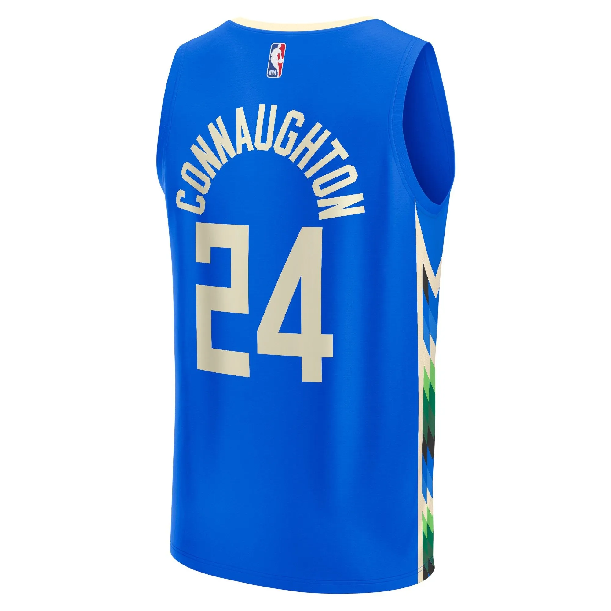 Pat Connaughton Milwaukee Bucks Fanatics Branded Fastbreak Jersey - City Edition - Royal