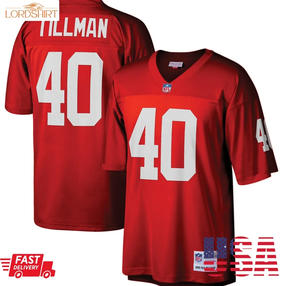 Pat Tillman Arizona Cardinals Mitchell & Ness Big & Tall 2000 Retired Player Replica Jersey   Cardinal